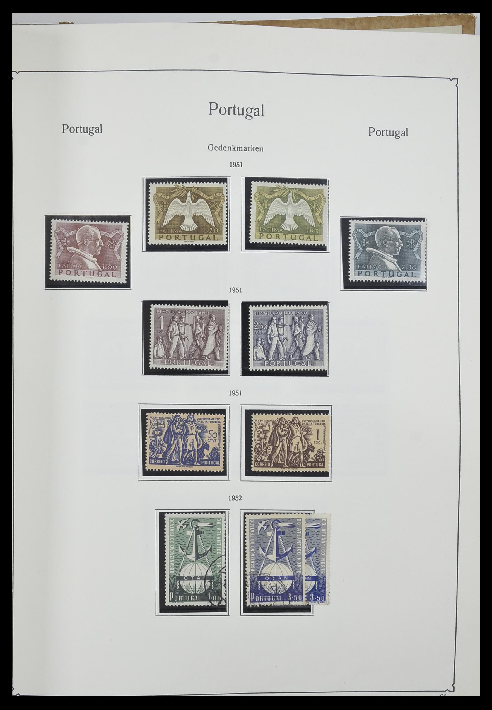 33205 071 - Postzegelverzameling 33205 Portugal 1853-1982.
