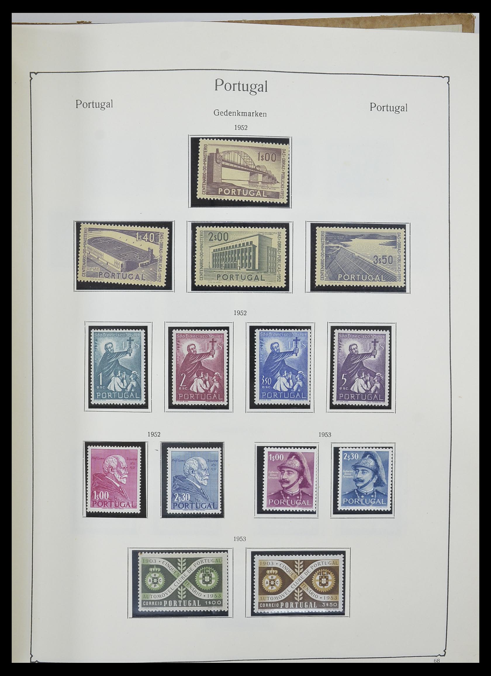 33205 073 - Postzegelverzameling 33205 Portugal 1853-1982.