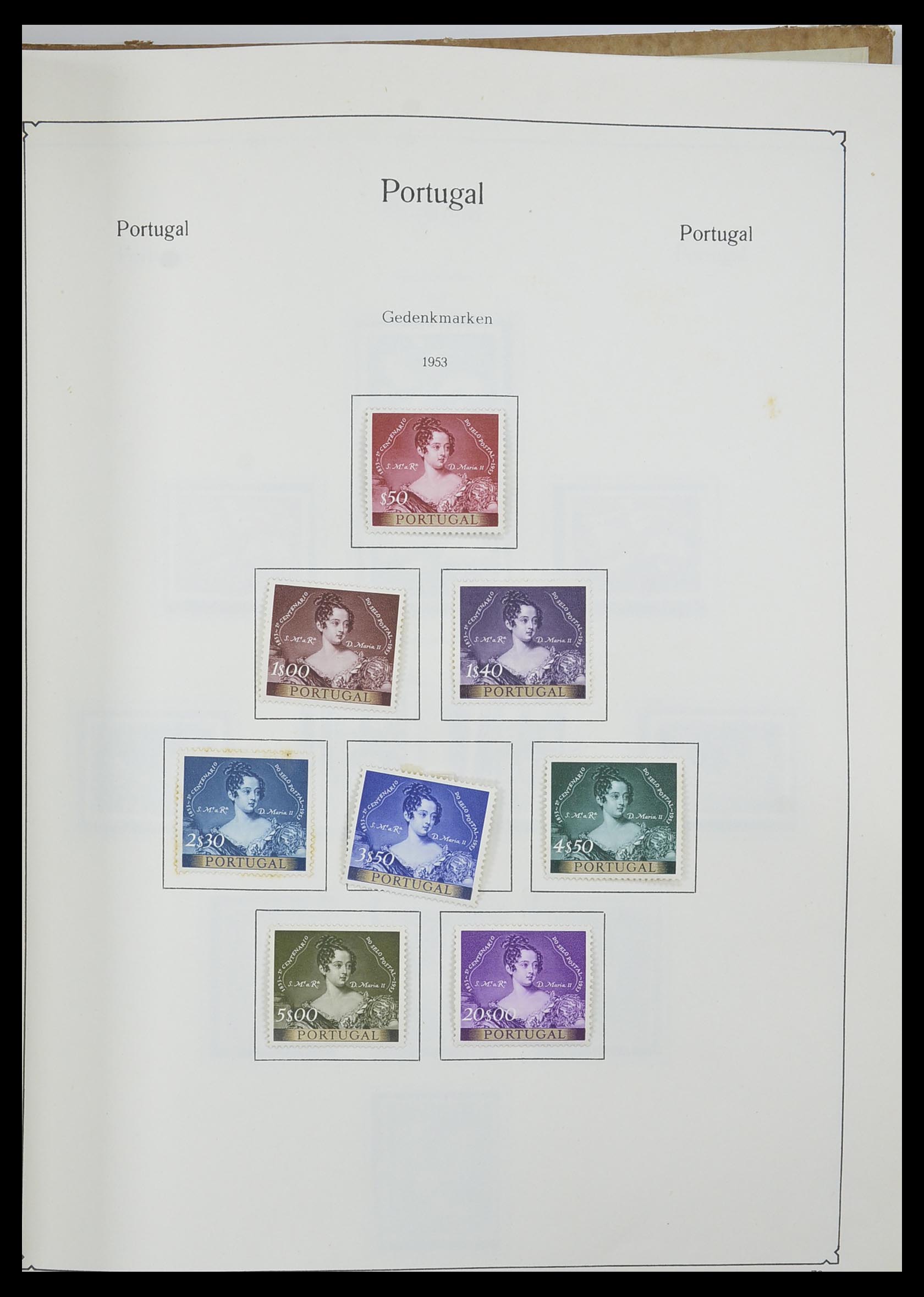 33205 075 - Postzegelverzameling 33205 Portugal 1853-1982.