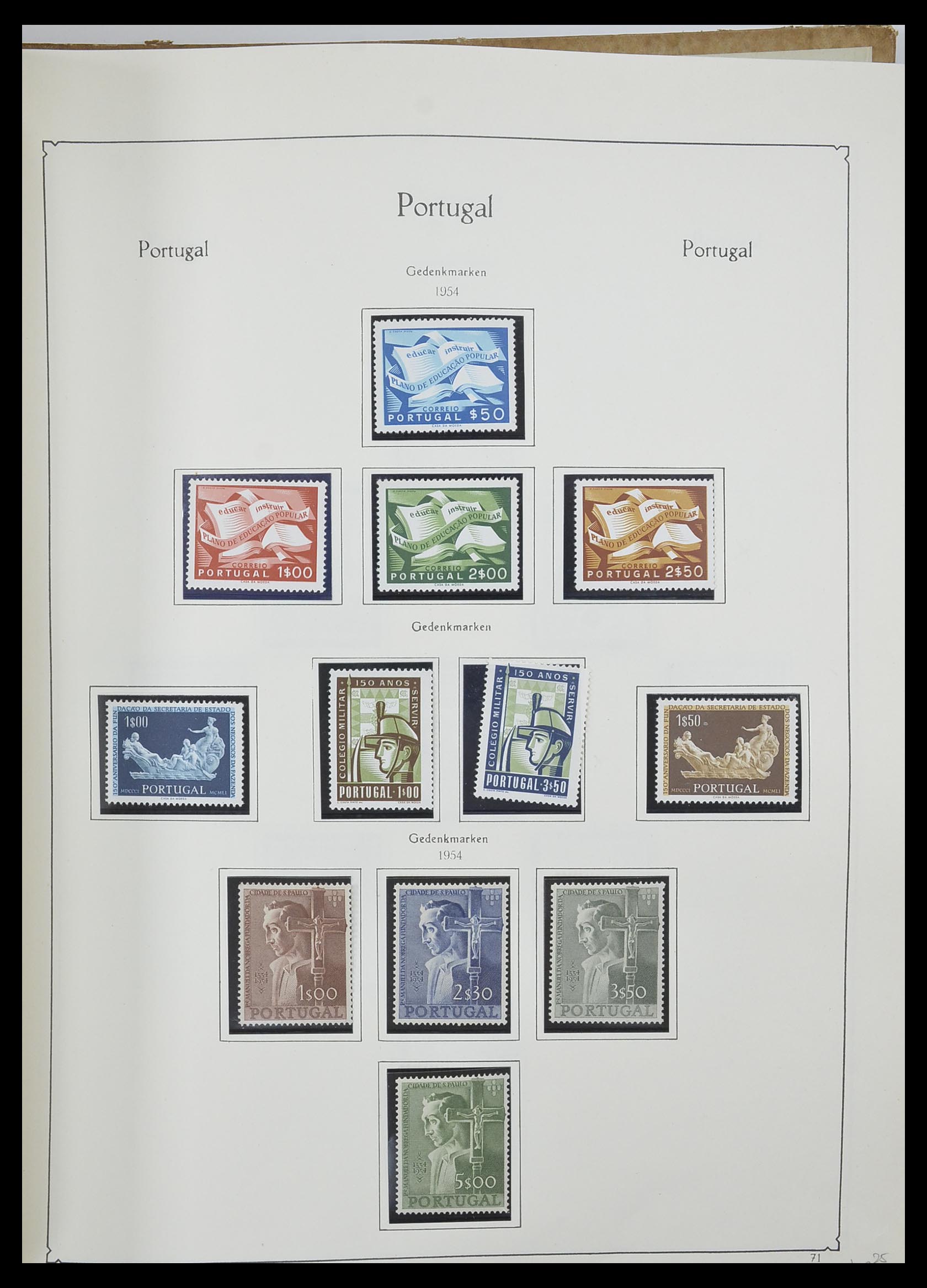 33205 076 - Postzegelverzameling 33205 Portugal 1853-1982.