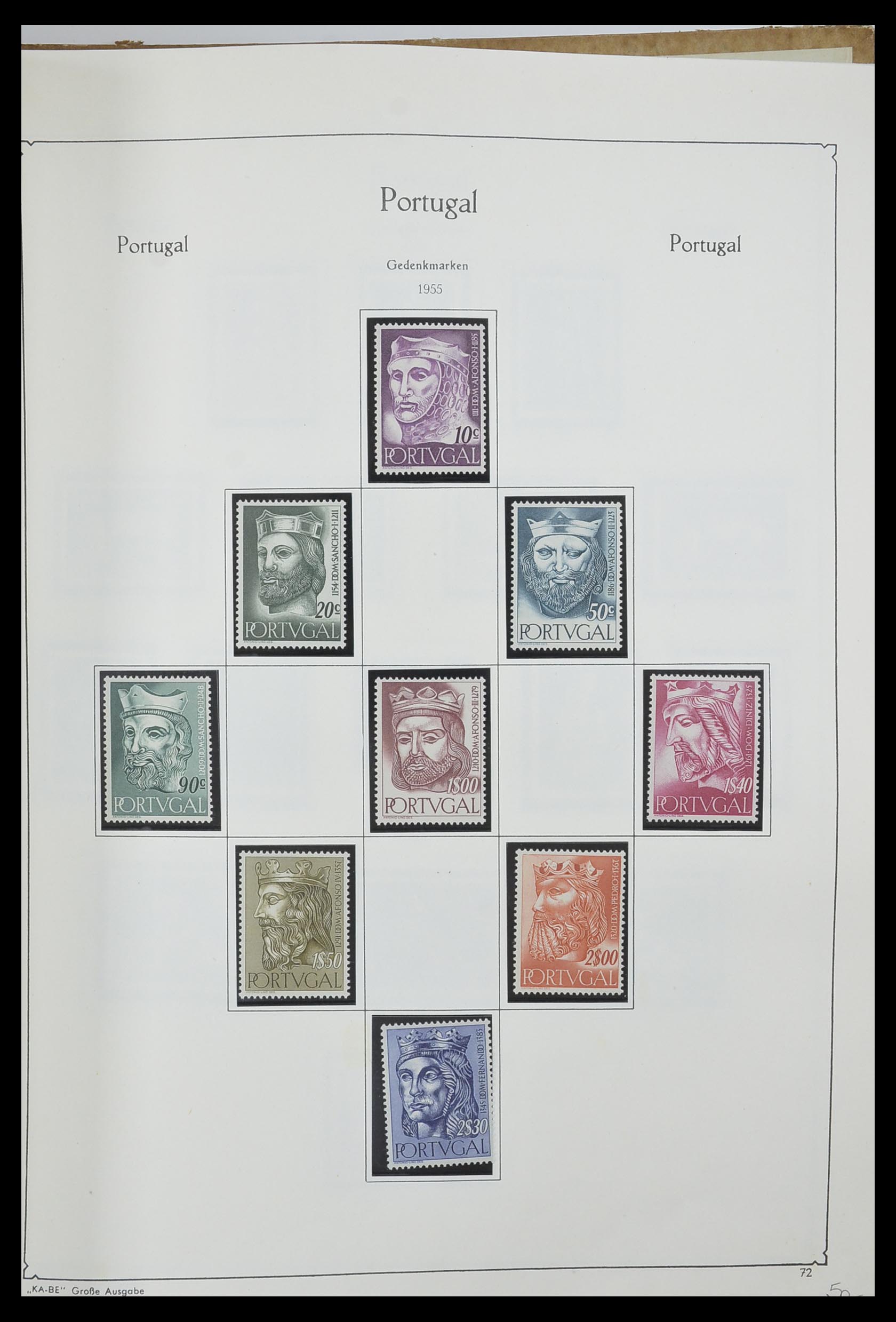 33205 077 - Postzegelverzameling 33205 Portugal 1853-1982.