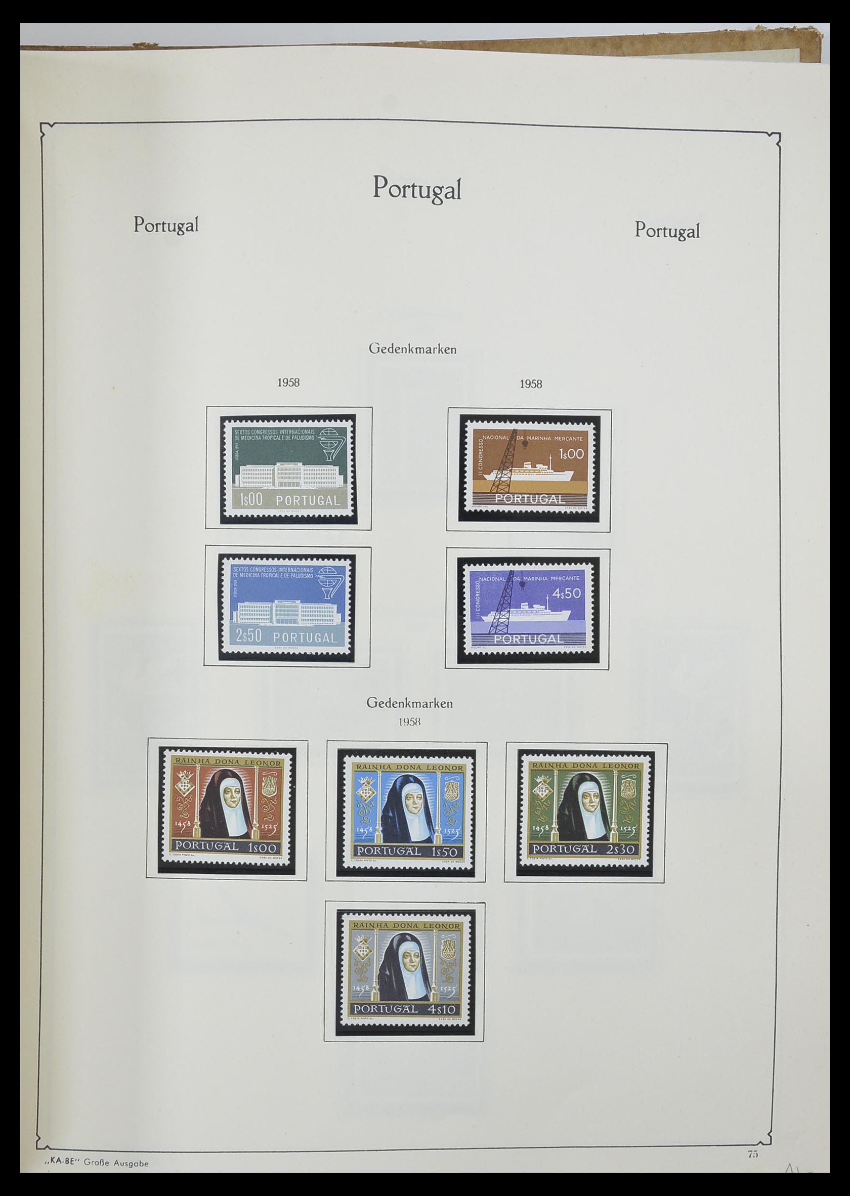 33205 080 - Postzegelverzameling 33205 Portugal 1853-1982.