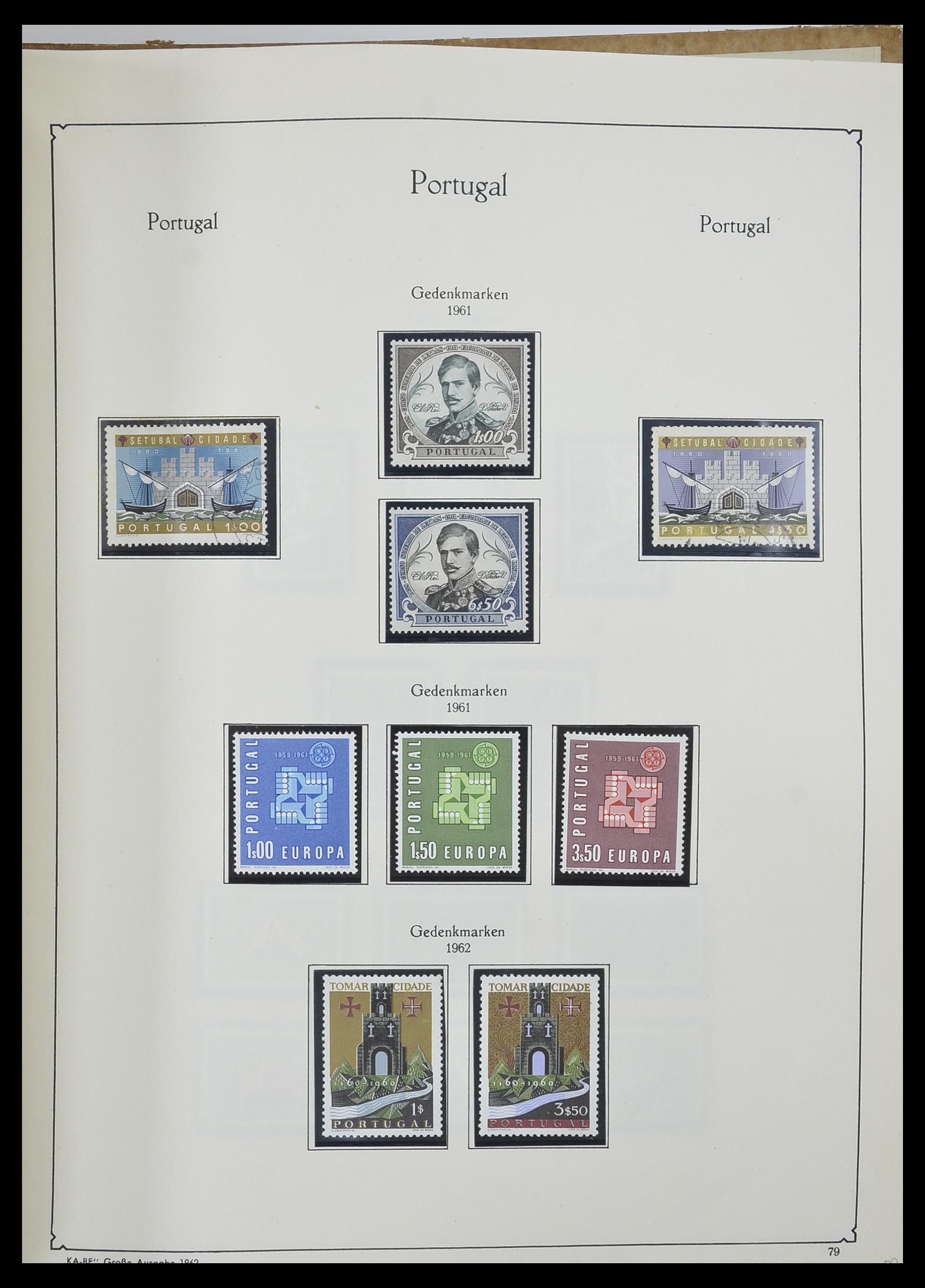 33205 084 - Postzegelverzameling 33205 Portugal 1853-1982.