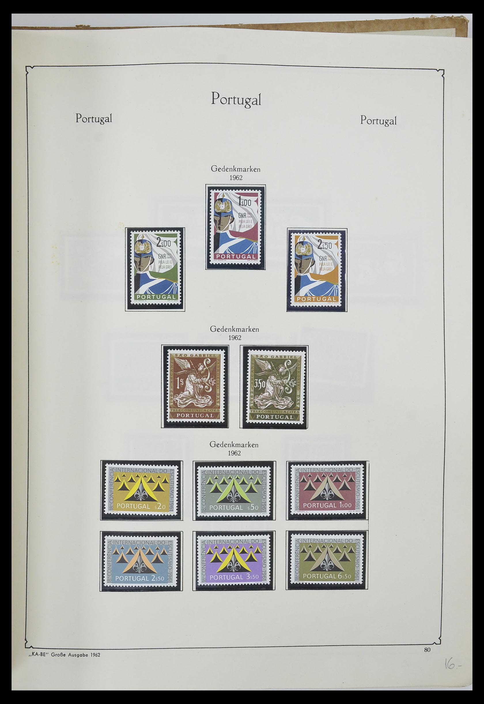 33205 085 - Postzegelverzameling 33205 Portugal 1853-1982.