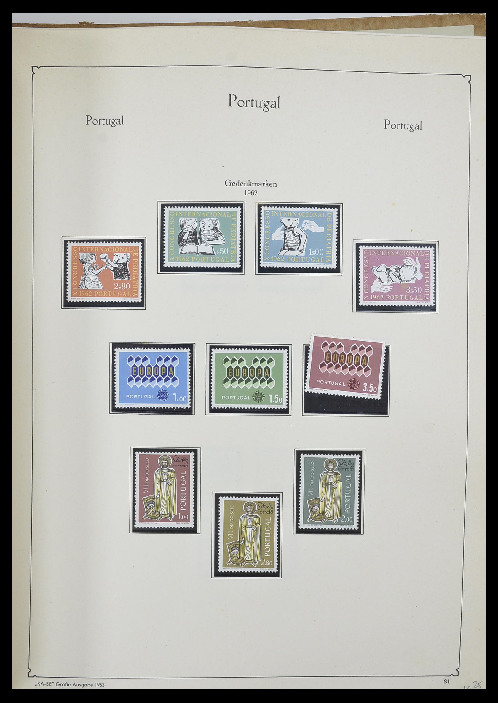 33205 086 - Postzegelverzameling 33205 Portugal 1853-1982.