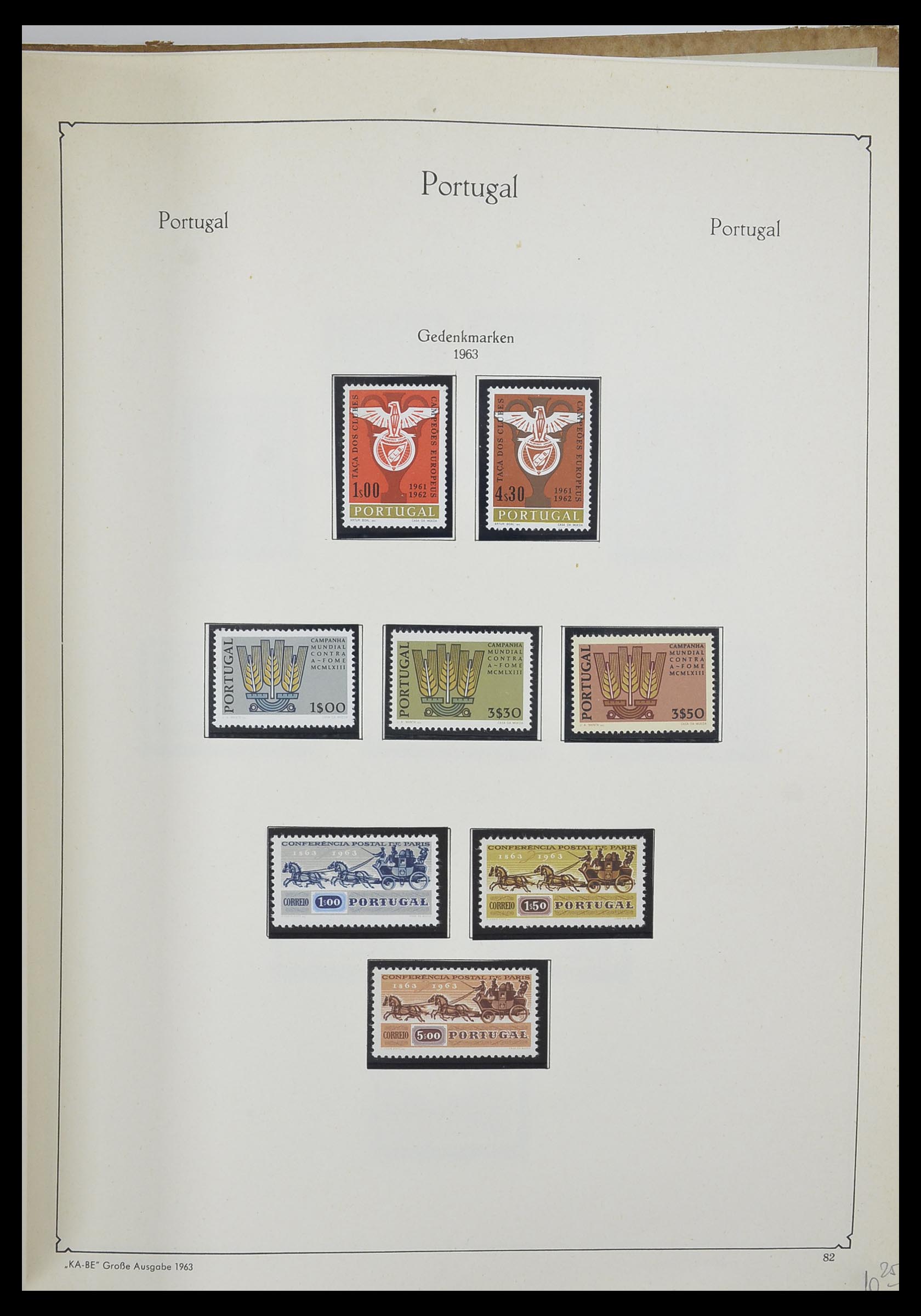 33205 087 - Postzegelverzameling 33205 Portugal 1853-1982.