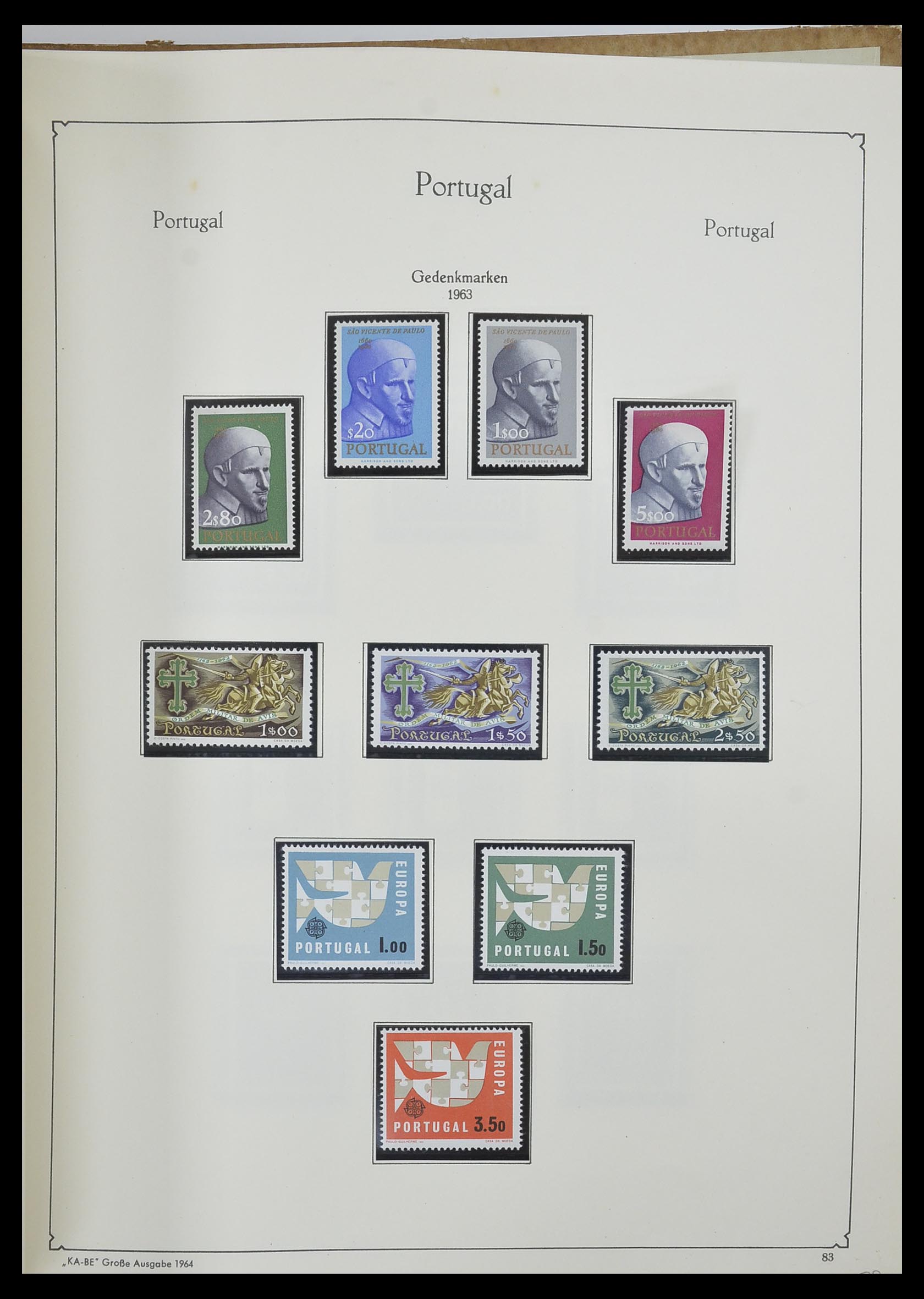 33205 088 - Postzegelverzameling 33205 Portugal 1853-1982.