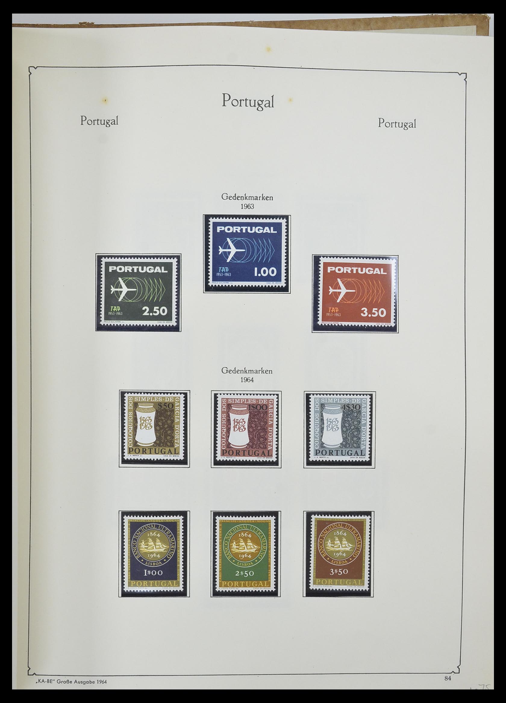 33205 089 - Postzegelverzameling 33205 Portugal 1853-1982.