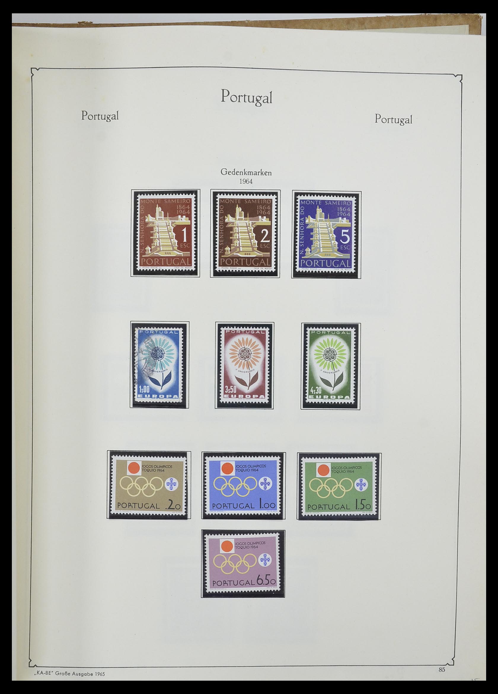 33205 090 - Postzegelverzameling 33205 Portugal 1853-1982.