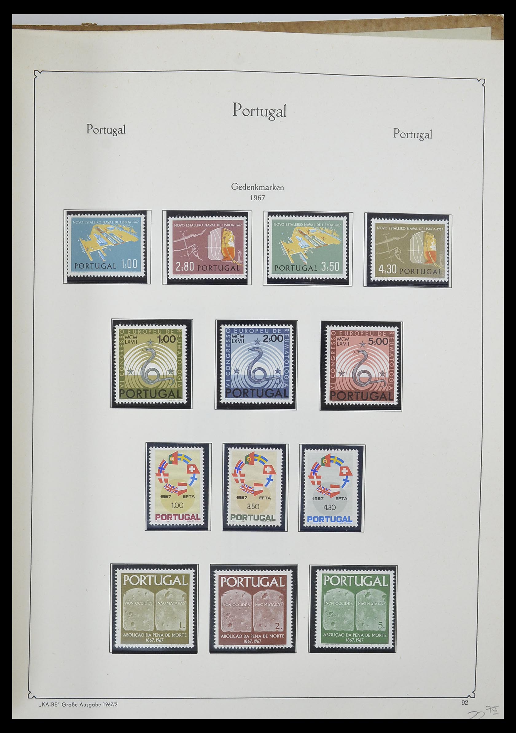 33205 097 - Postzegelverzameling 33205 Portugal 1853-1982.