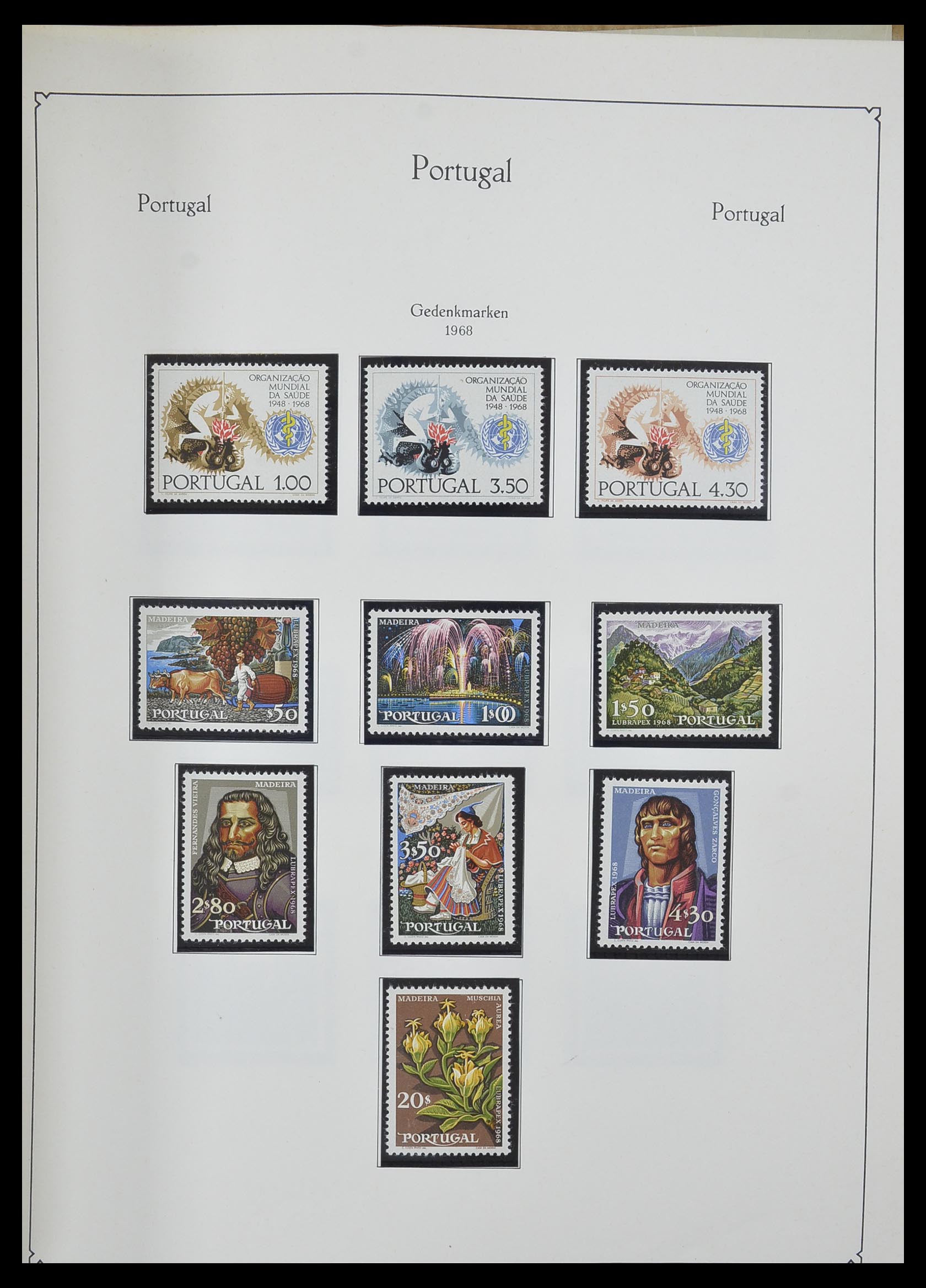 33205 100 - Postzegelverzameling 33205 Portugal 1853-1982.