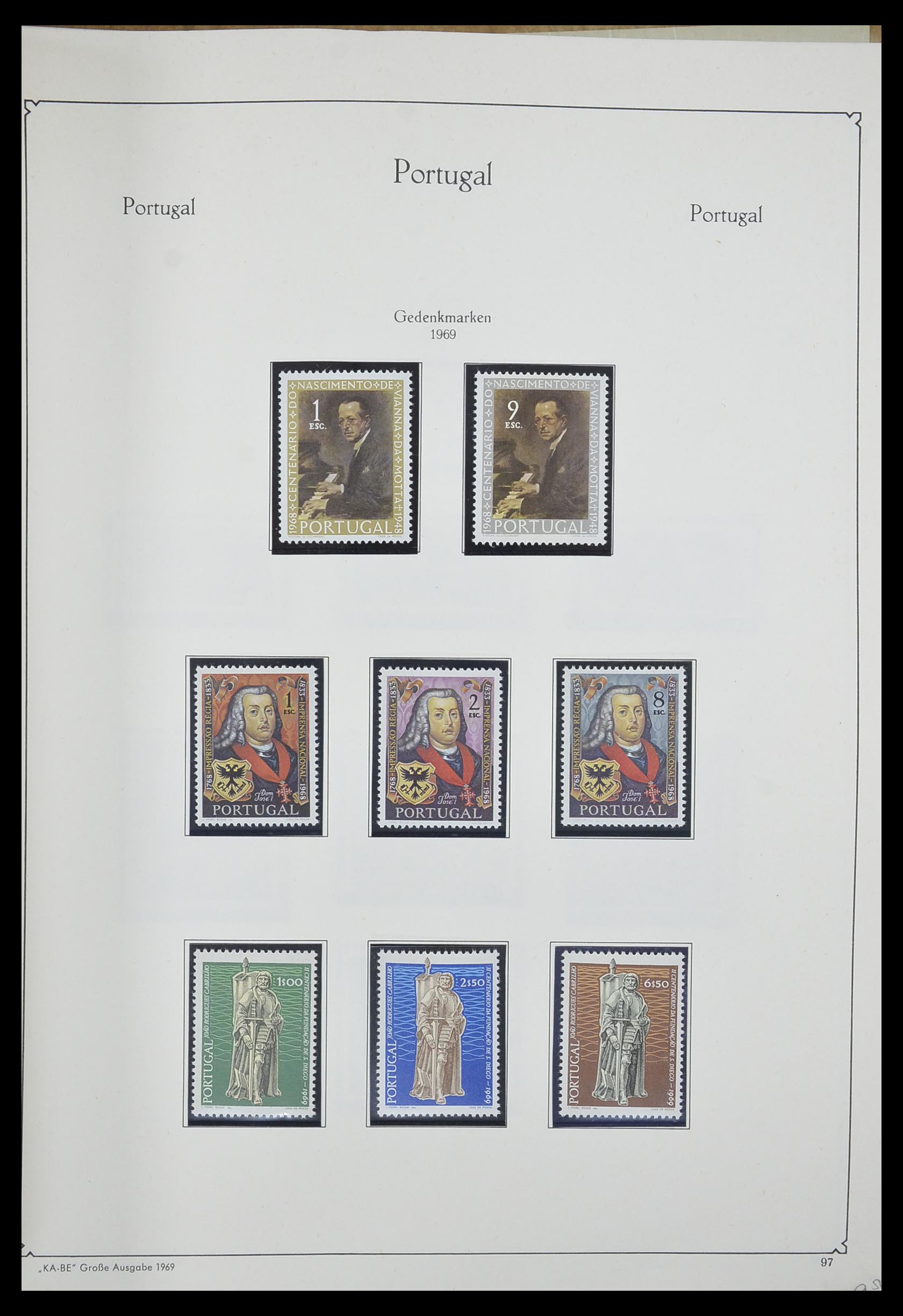 33205 102 - Postzegelverzameling 33205 Portugal 1853-1982.
