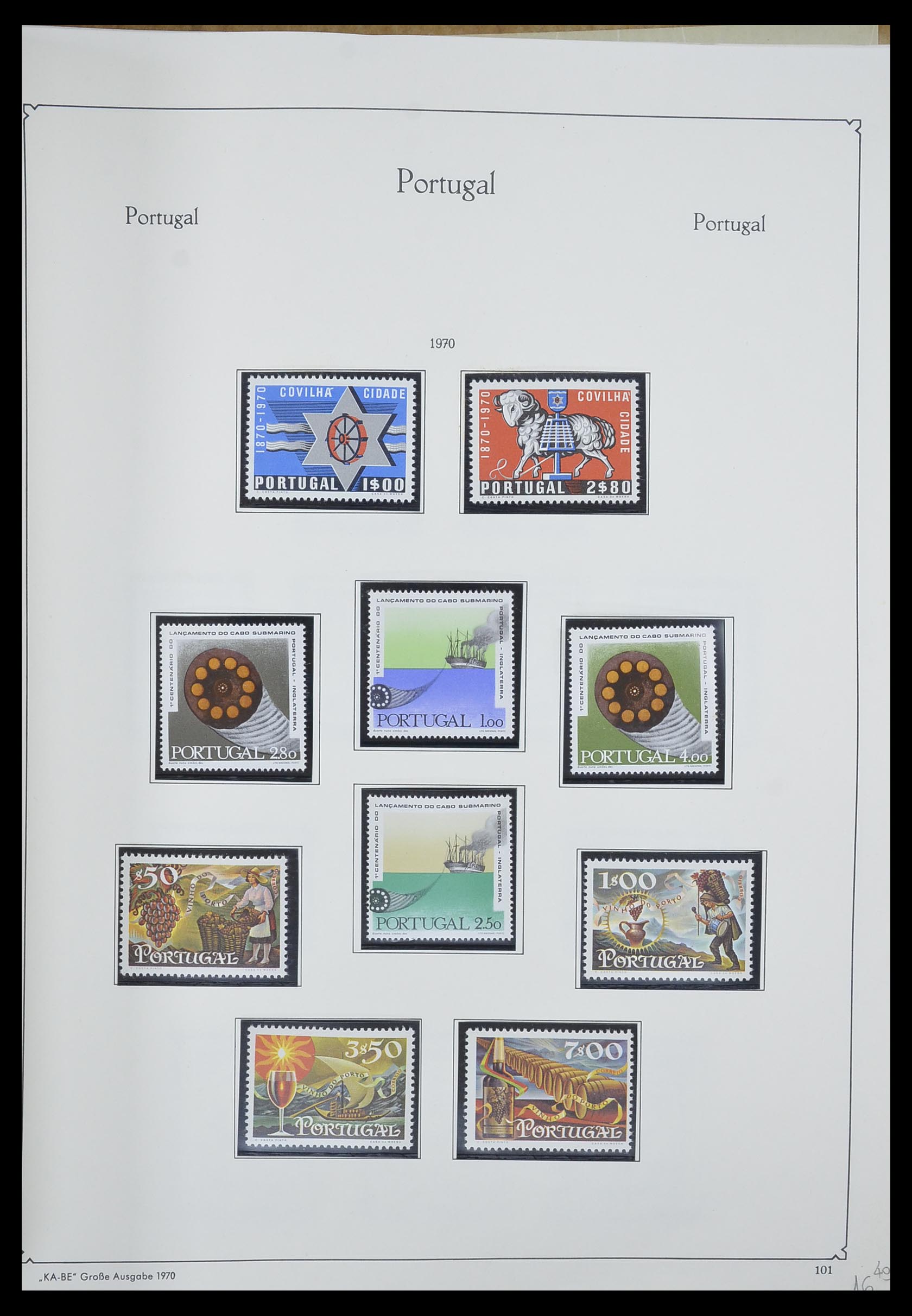 33205 106 - Postzegelverzameling 33205 Portugal 1853-1982.