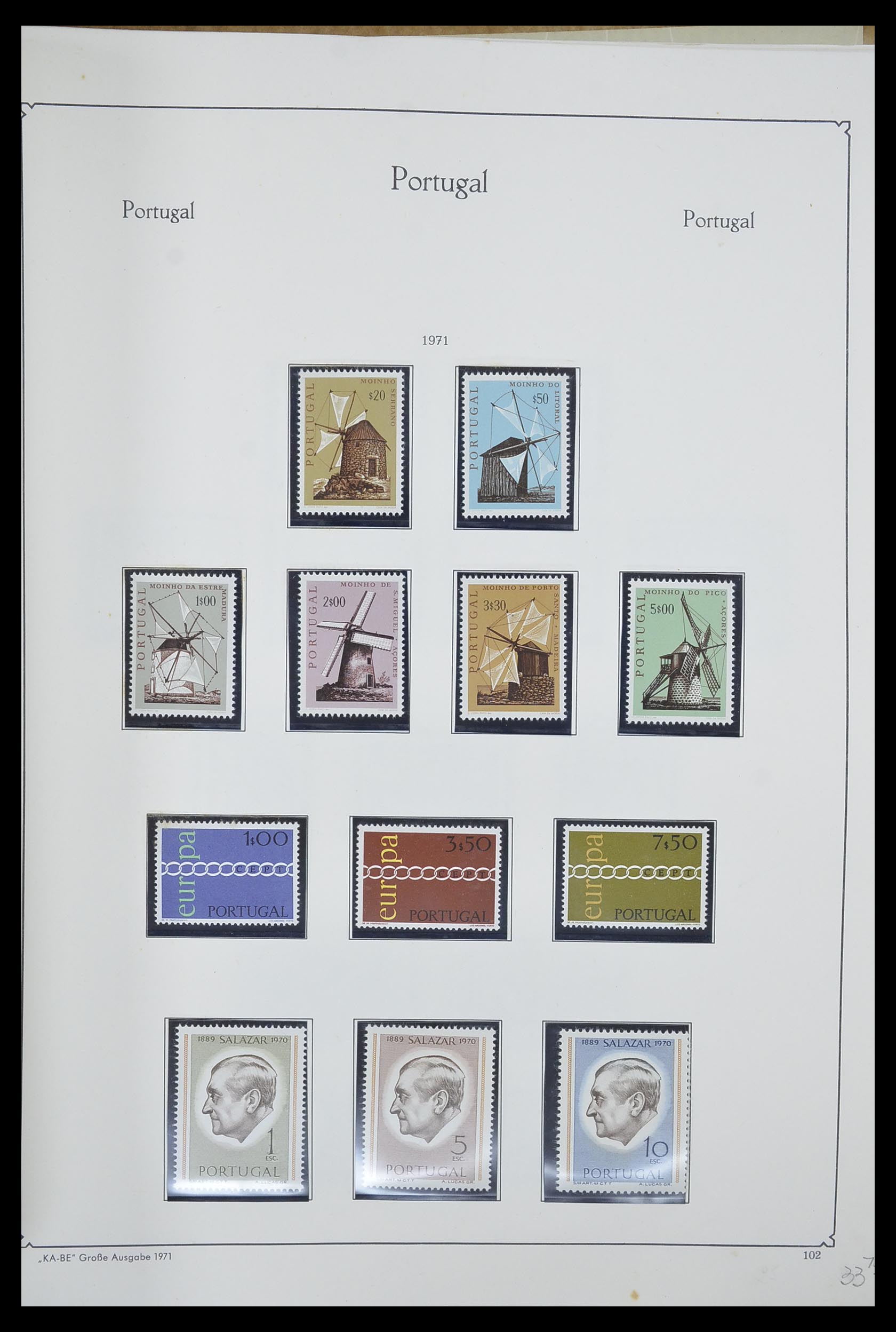 33205 107 - Postzegelverzameling 33205 Portugal 1853-1982.