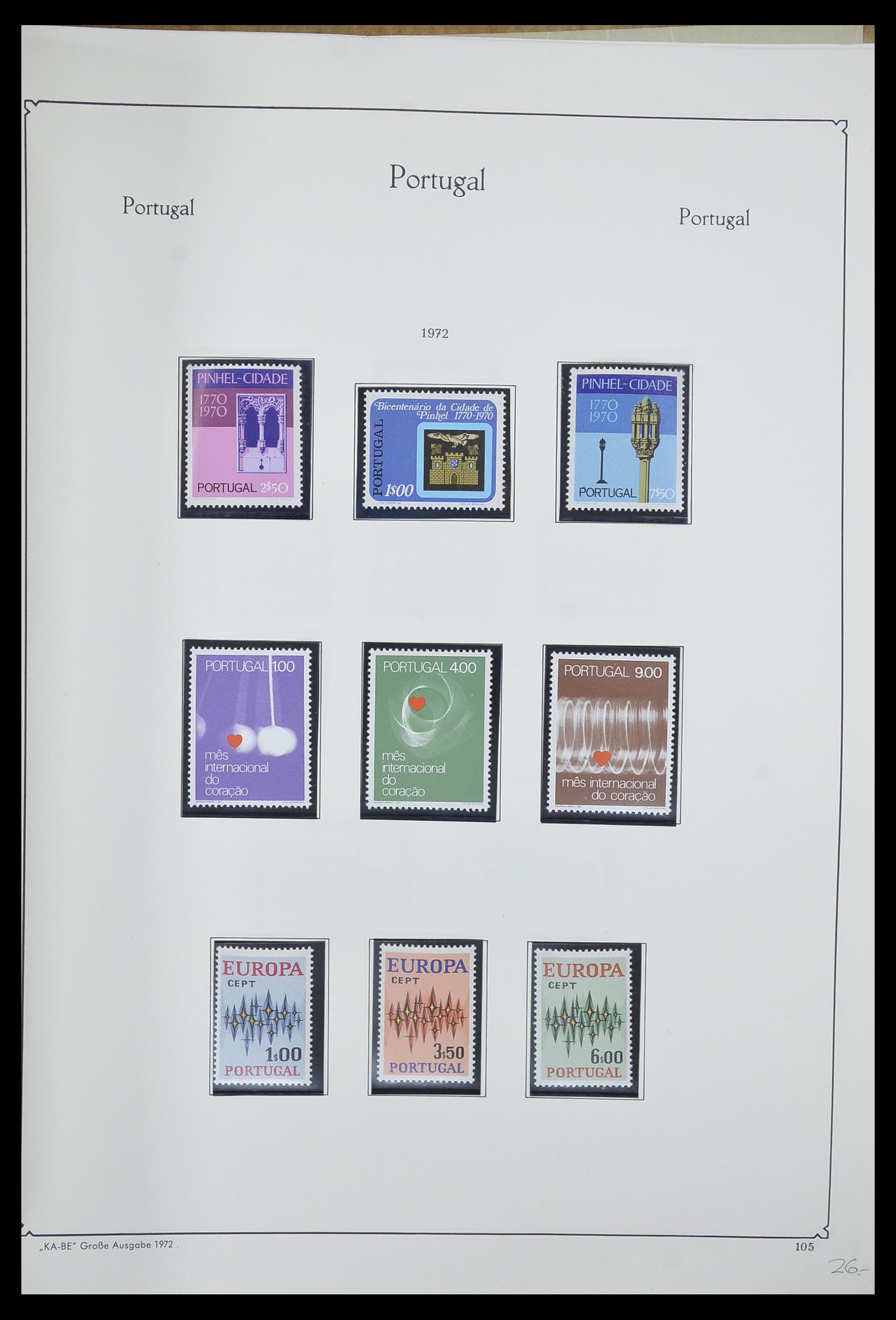 33205 110 - Postzegelverzameling 33205 Portugal 1853-1982.