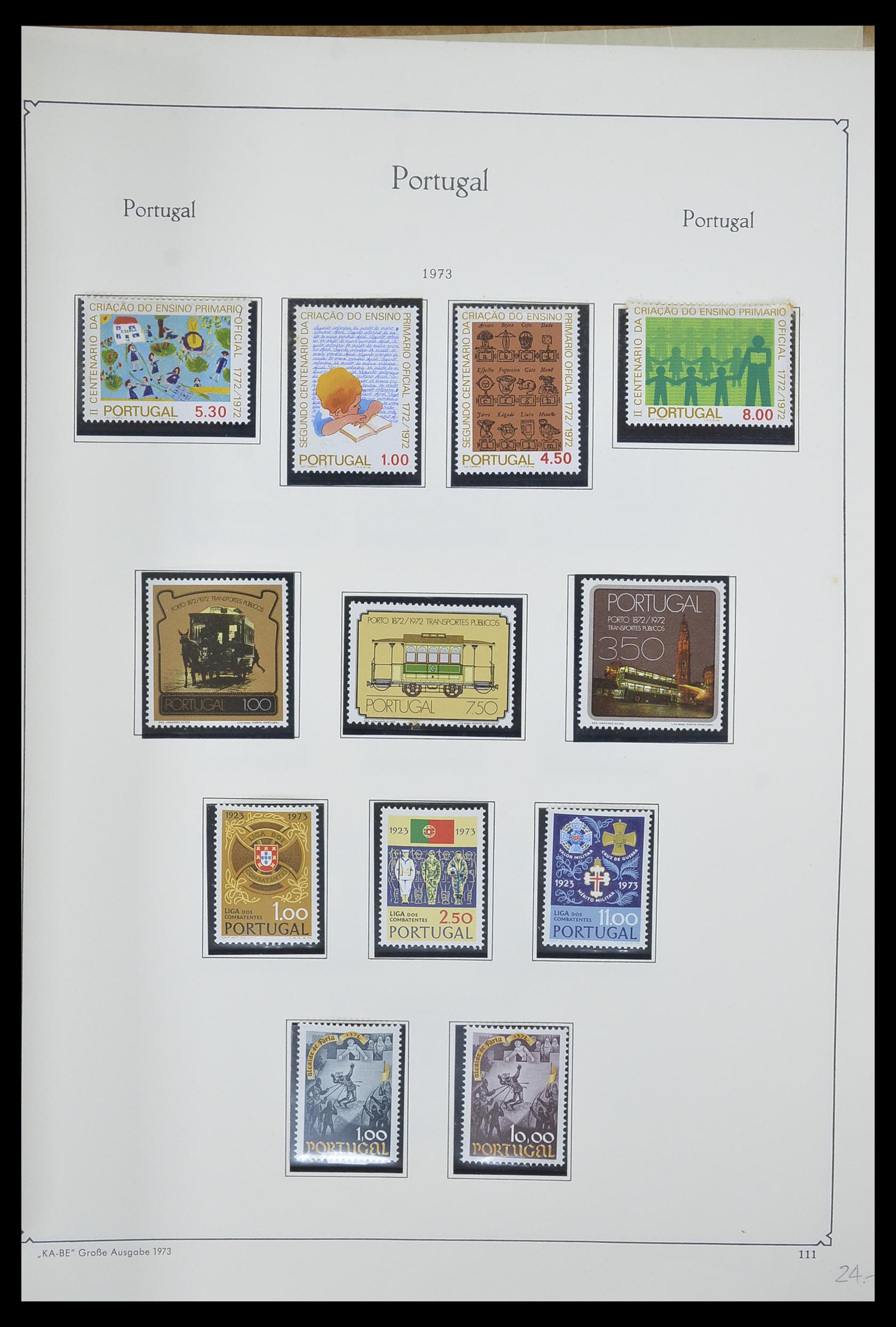 33205 116 - Postzegelverzameling 33205 Portugal 1853-1982.