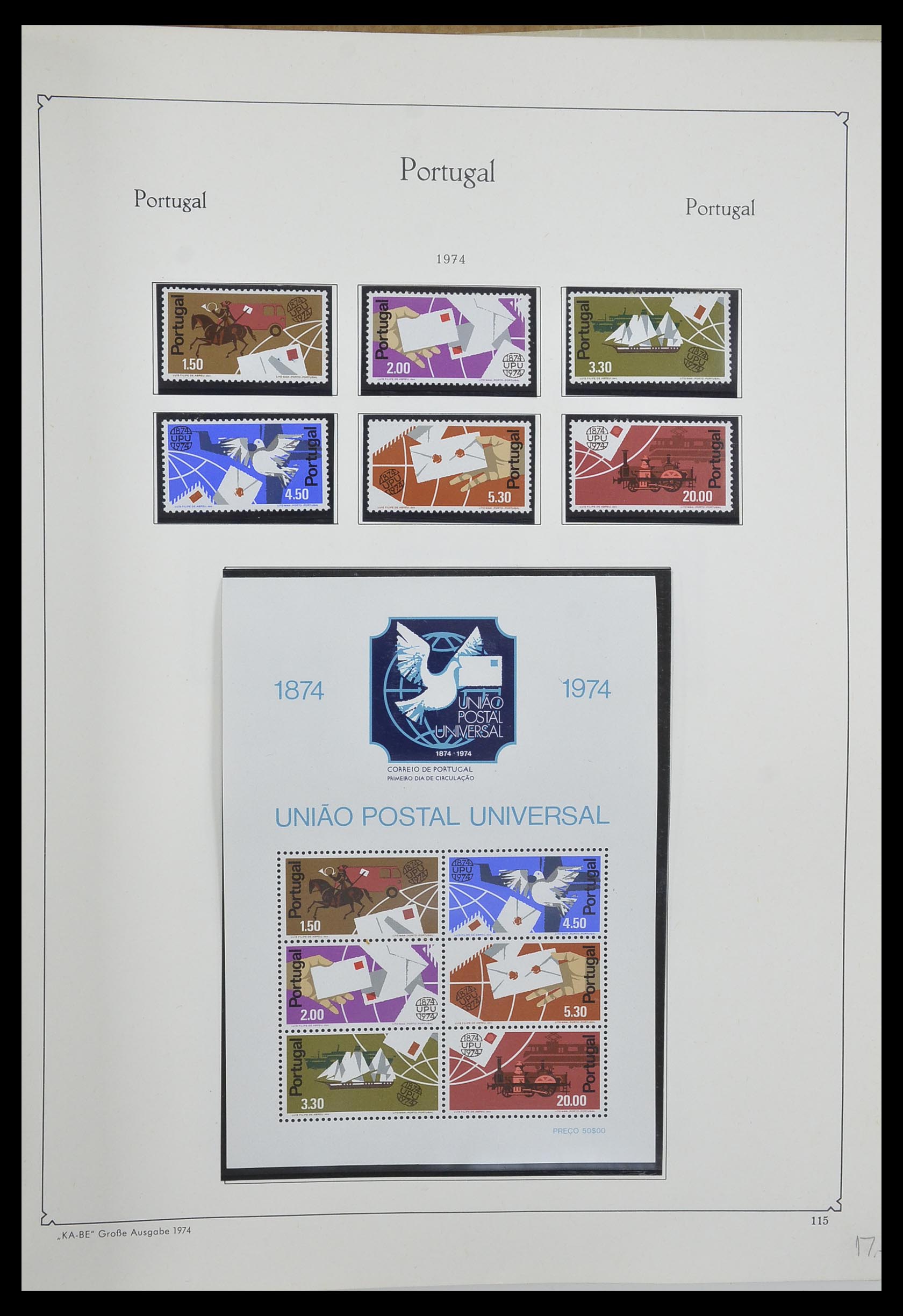 33205 120 - Postzegelverzameling 33205 Portugal 1853-1982.