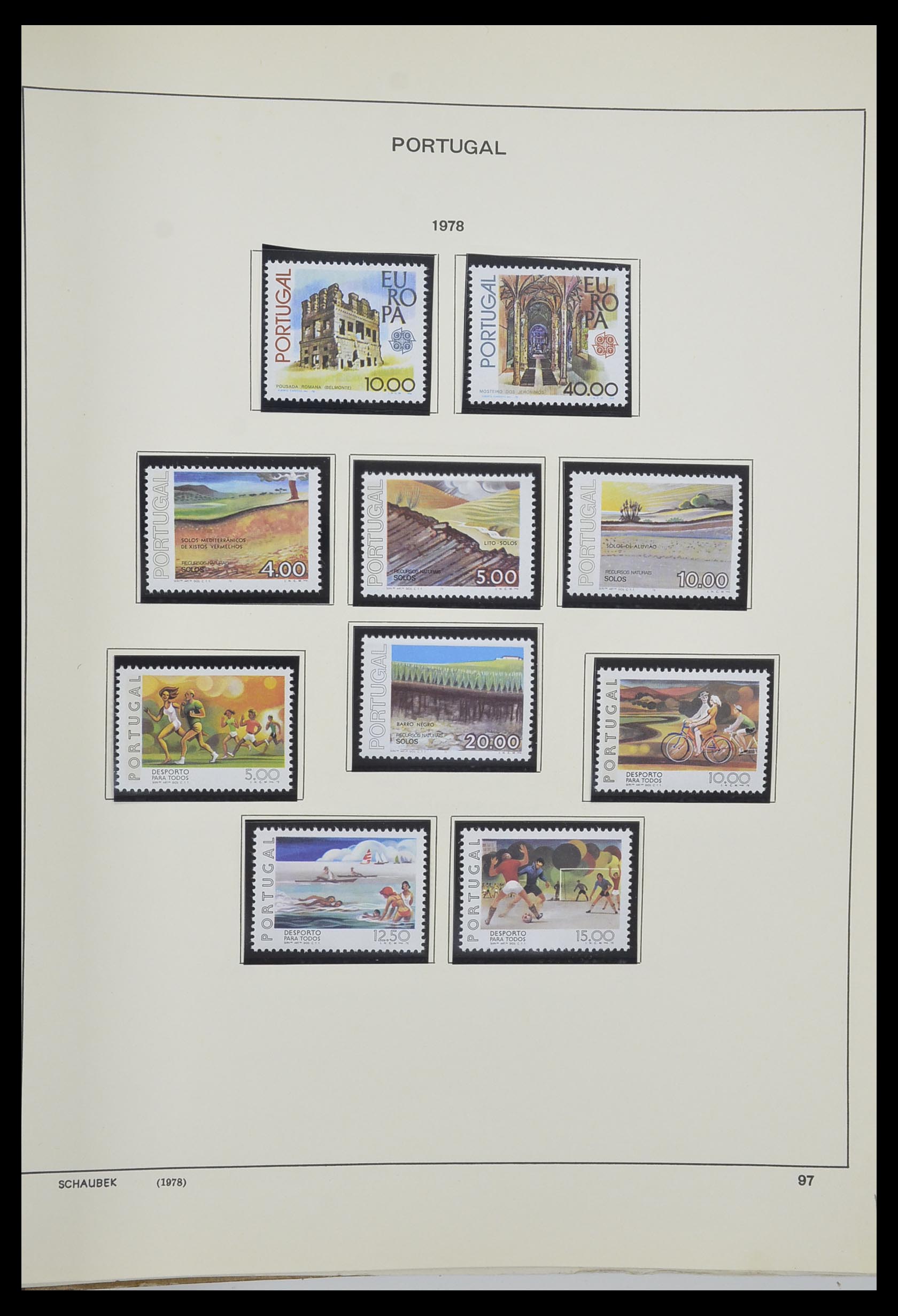 33205 142 - Postzegelverzameling 33205 Portugal 1853-1982.