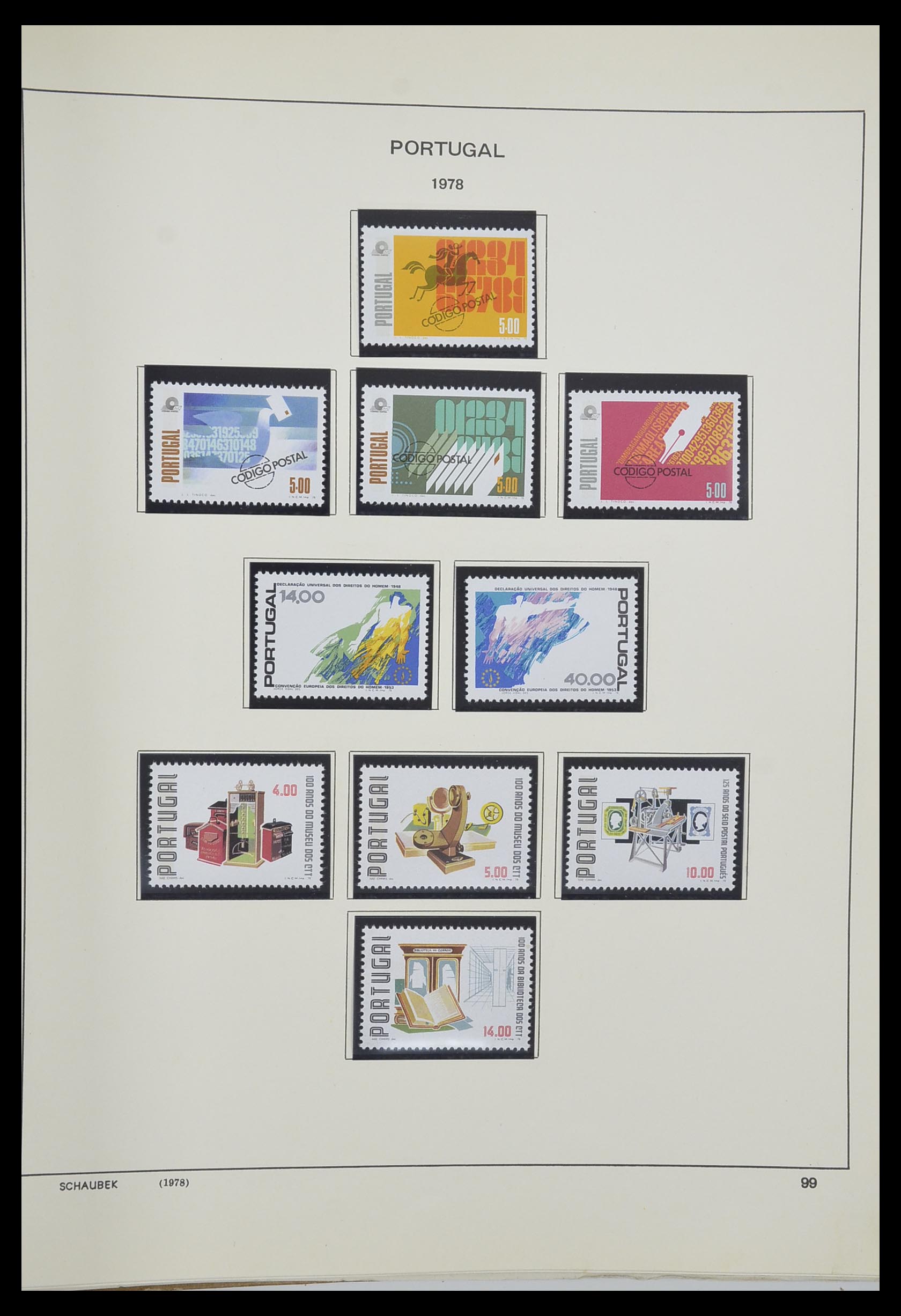 33205 144 - Postzegelverzameling 33205 Portugal 1853-1982.