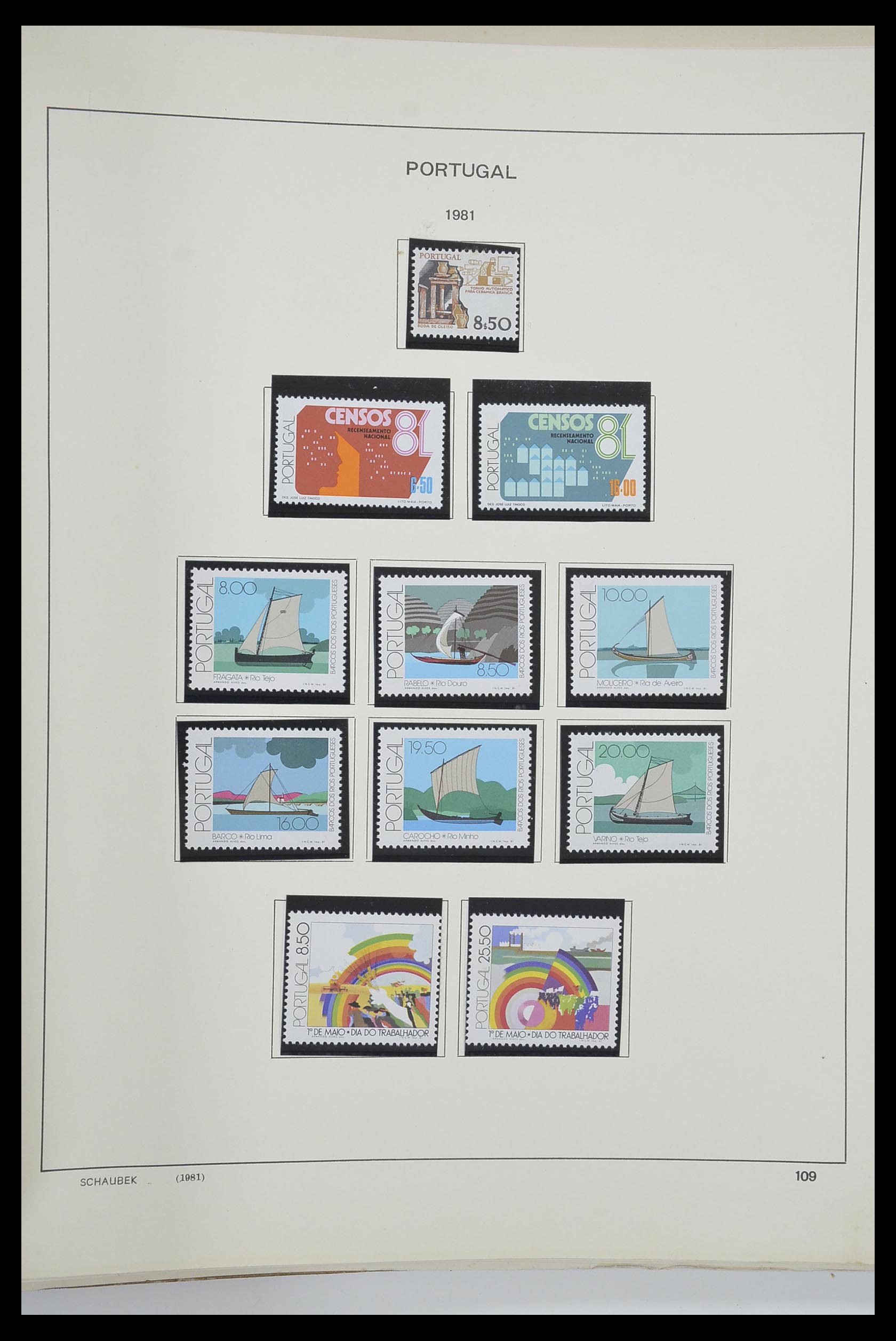 33205 157 - Postzegelverzameling 33205 Portugal 1853-1982.