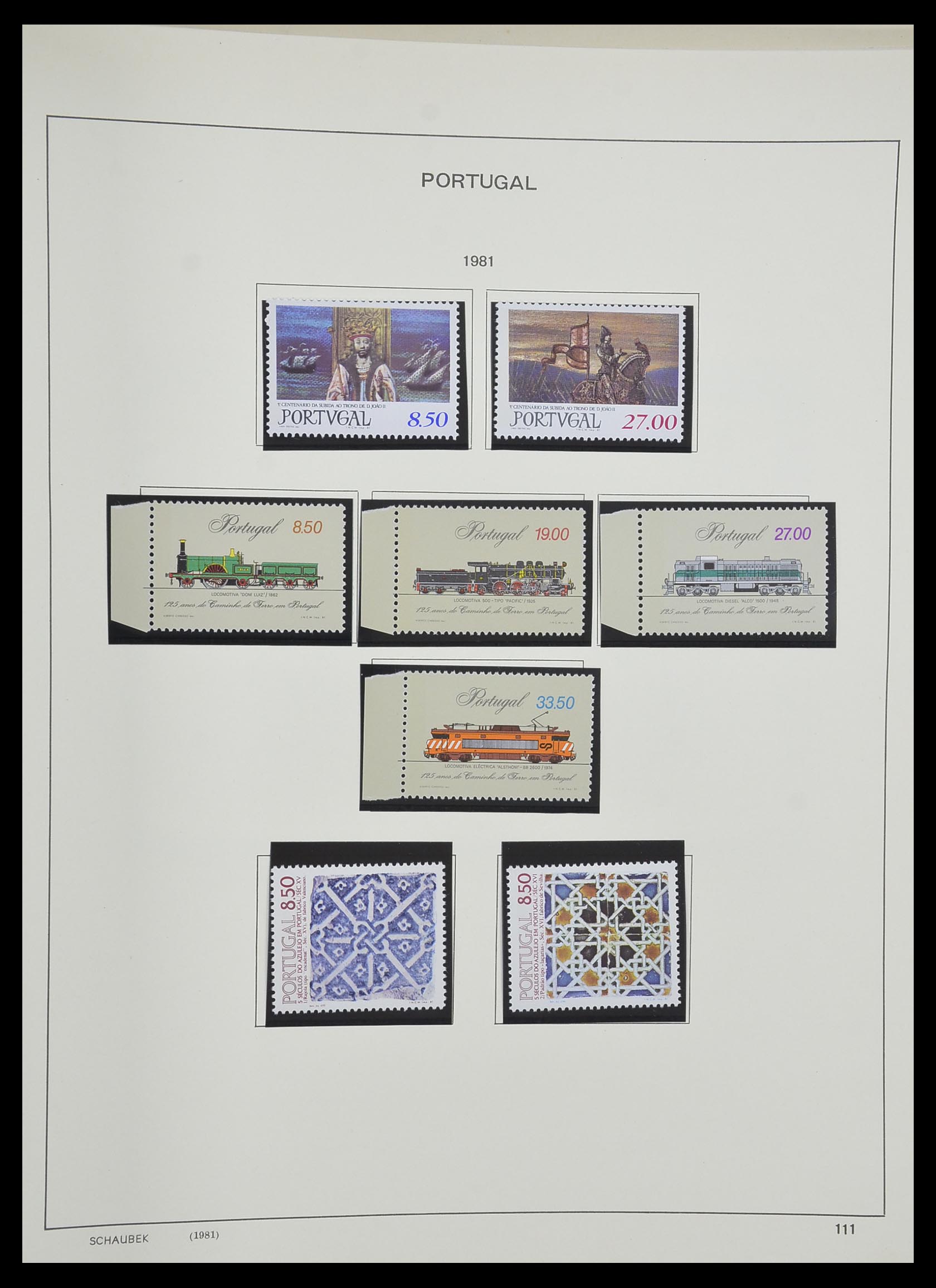 33205 159 - Postzegelverzameling 33205 Portugal 1853-1982.