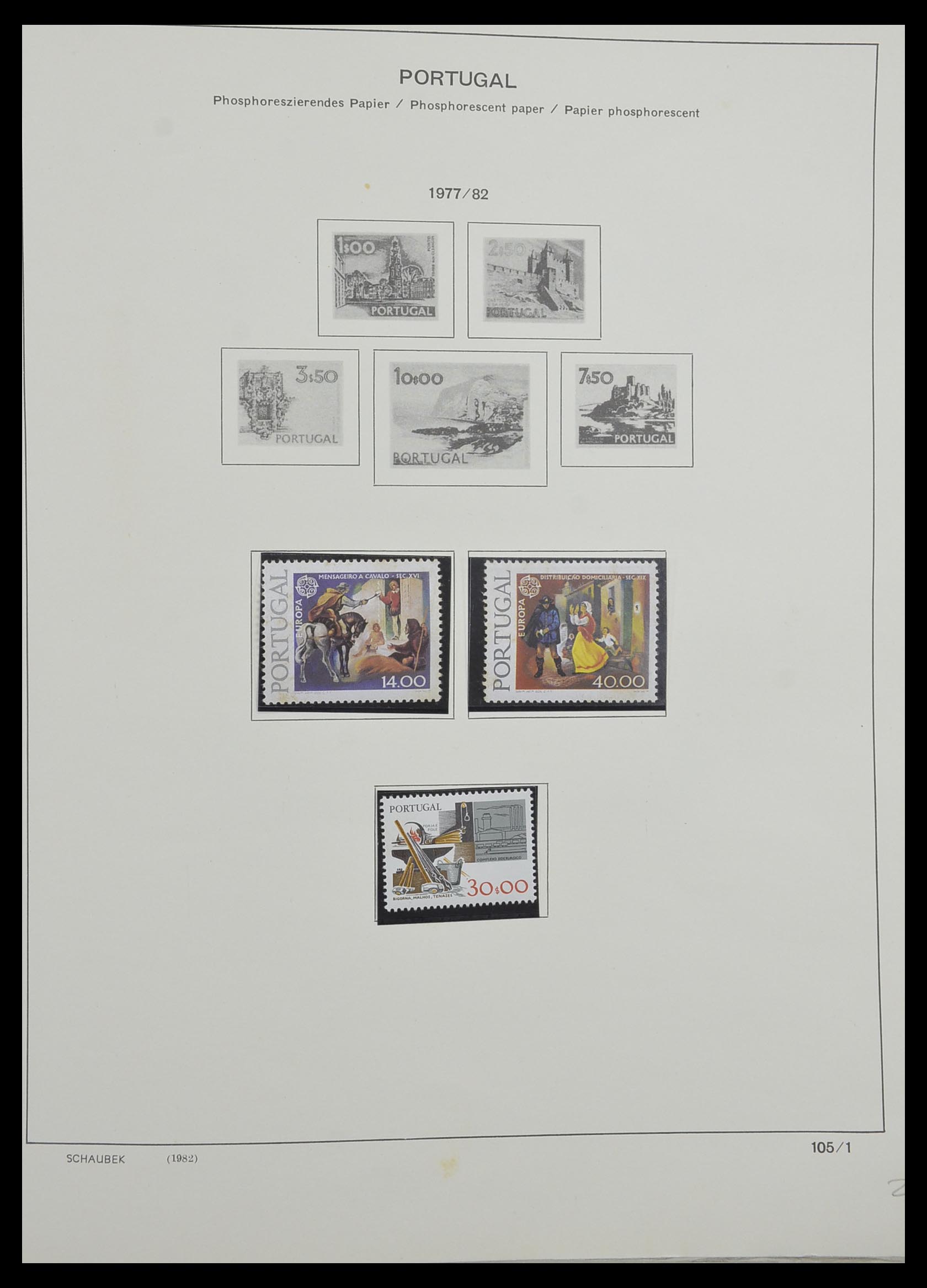 33205 171 - Postzegelverzameling 33205 Portugal 1853-1982.