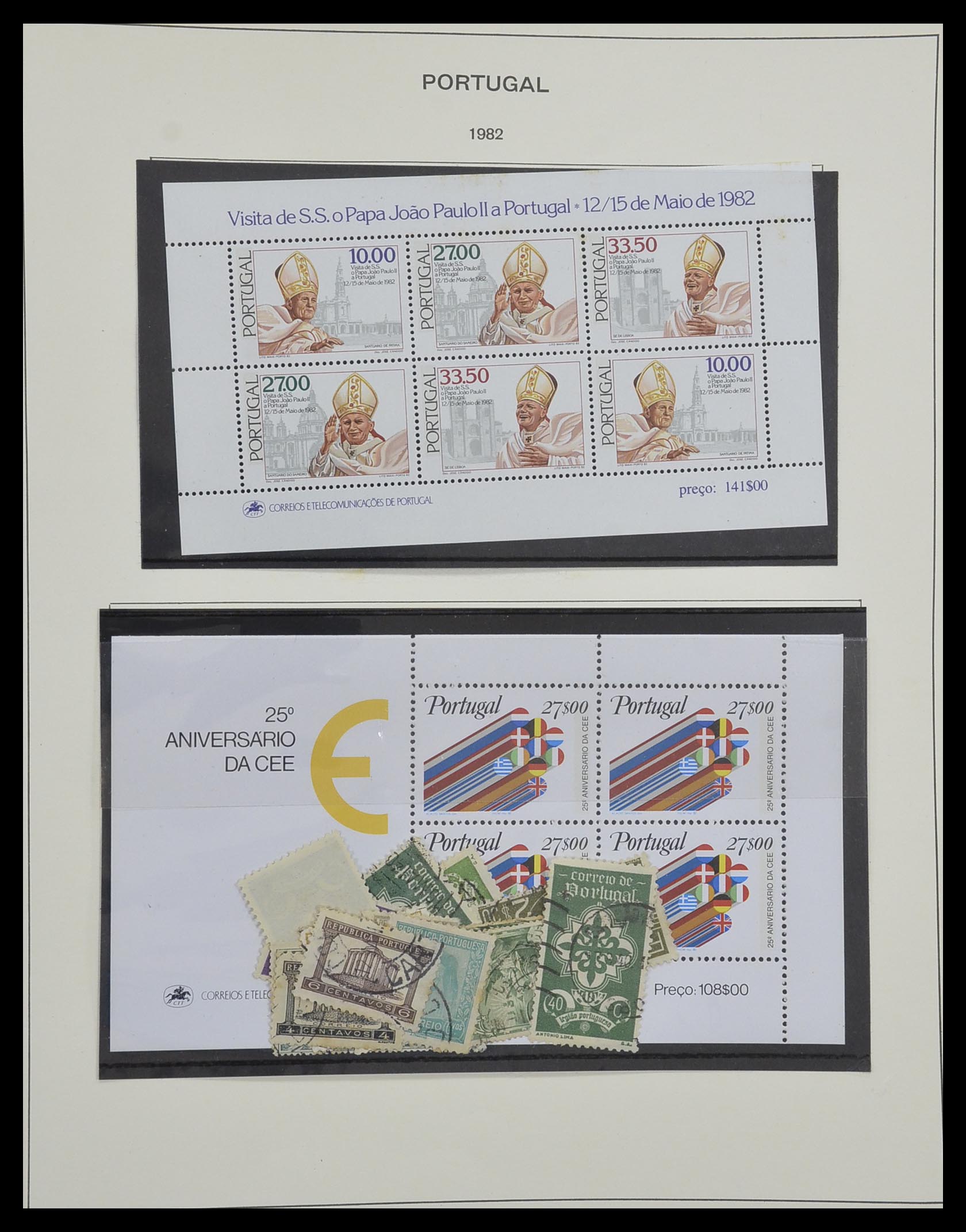 33205 173 - Postzegelverzameling 33205 Portugal 1853-1982.