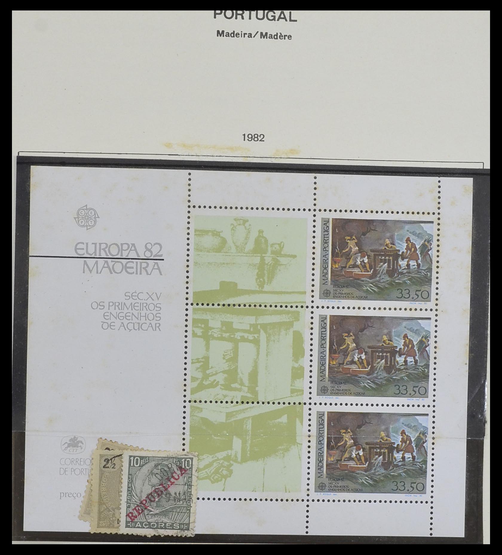 33205 182 - Postzegelverzameling 33205 Portugal 1853-1982.