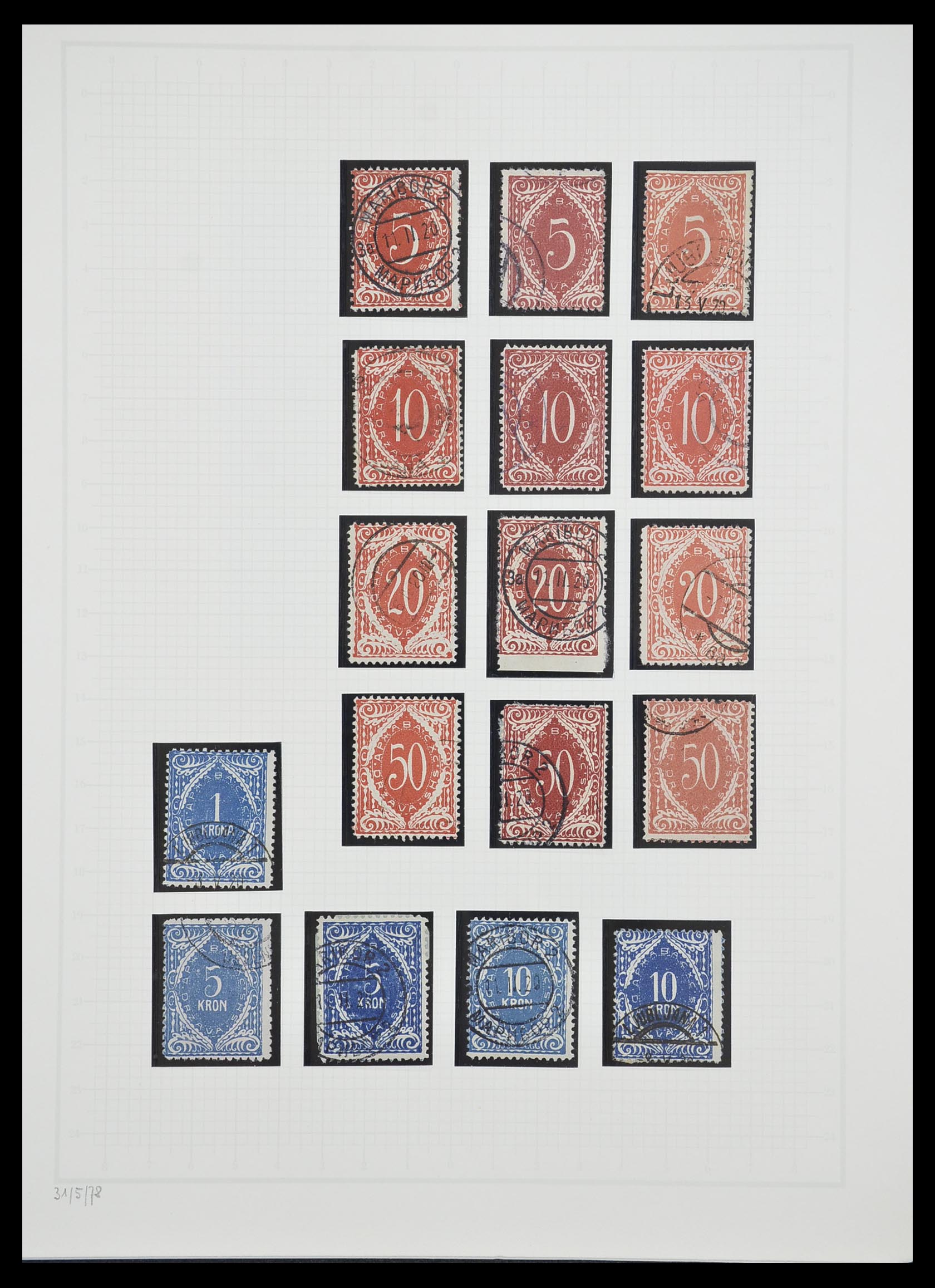 33206 023 - Postzegelverzameling 33206 Joegoslavië 1918-1941.