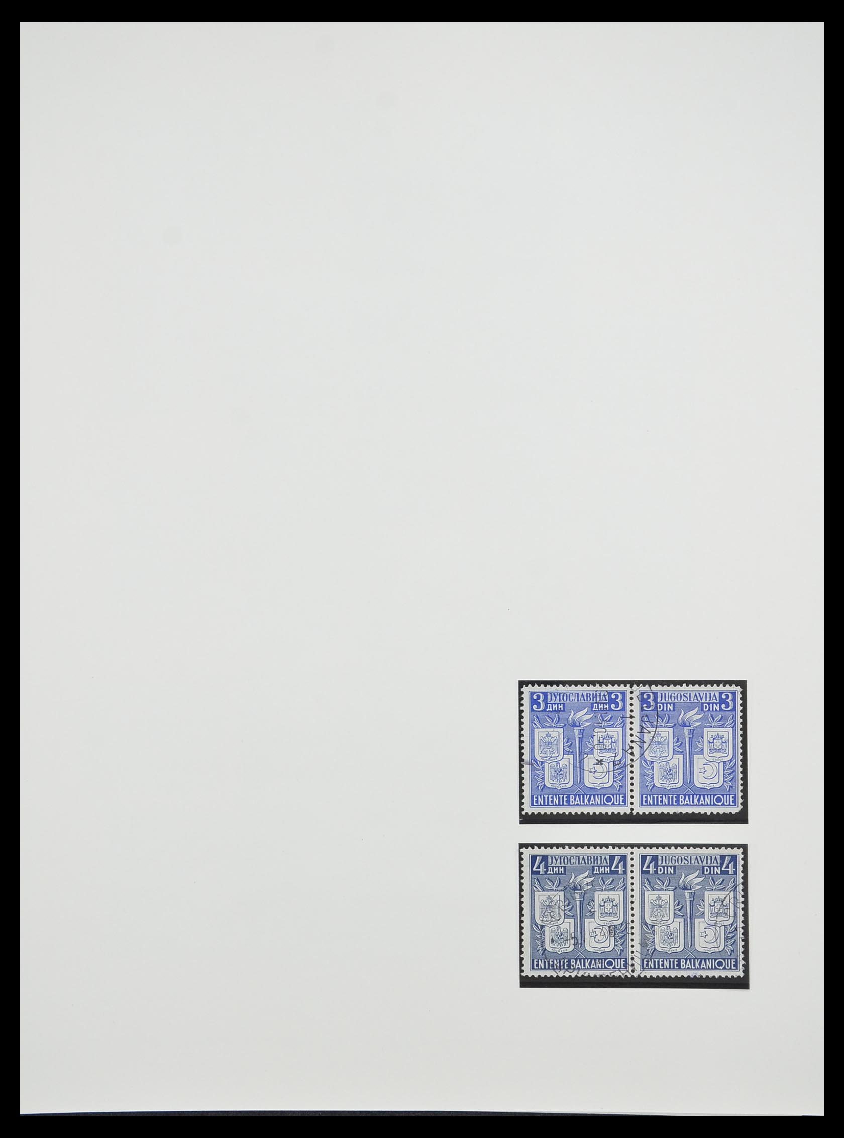 33206 039 - Postzegelverzameling 33206 Joegoslavië 1918-1941.