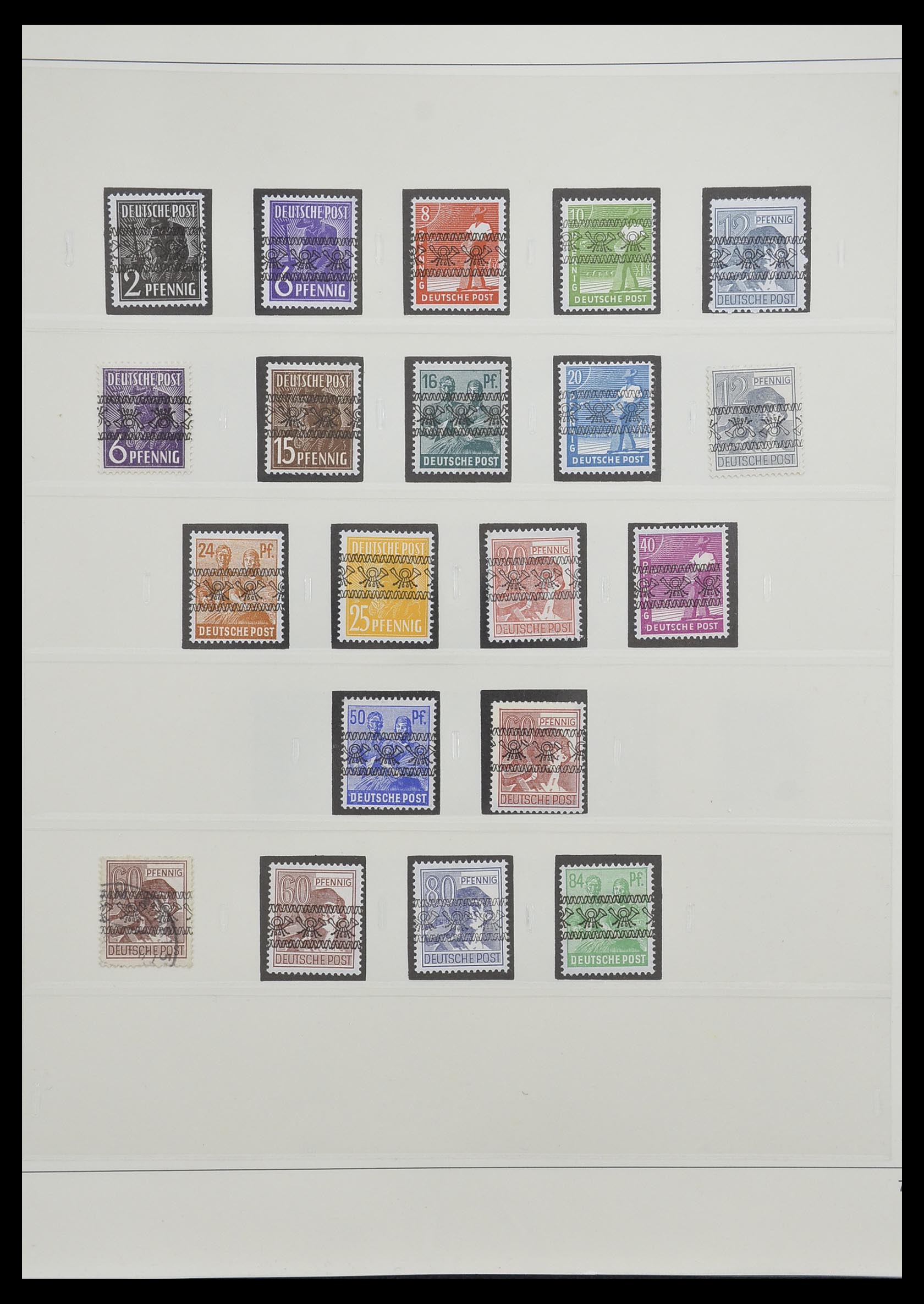 33208 007 - Postzegelverzameling 33208 Duitse Zones 1945-1949.