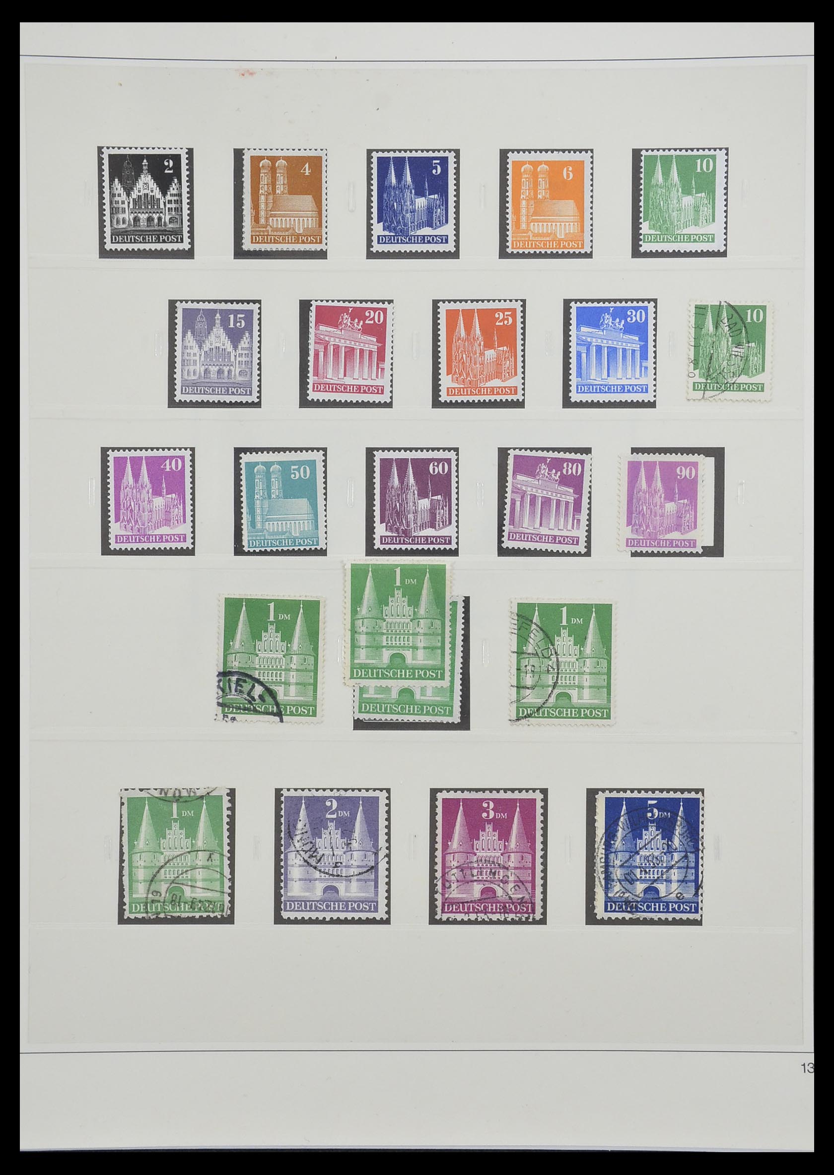 33208 013 - Stamp collection 33208 German Zones 1945-1949.