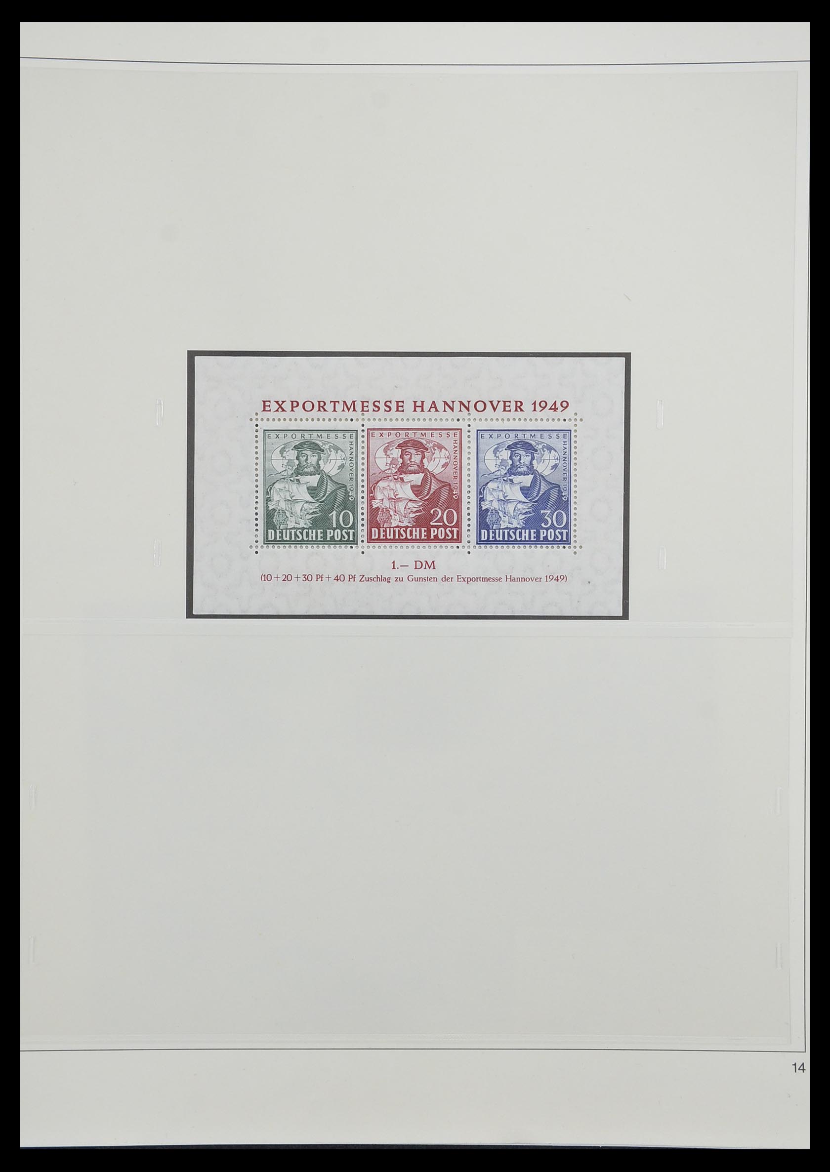33208 014 - Stamp collection 33208 German Zones 1945-1949.