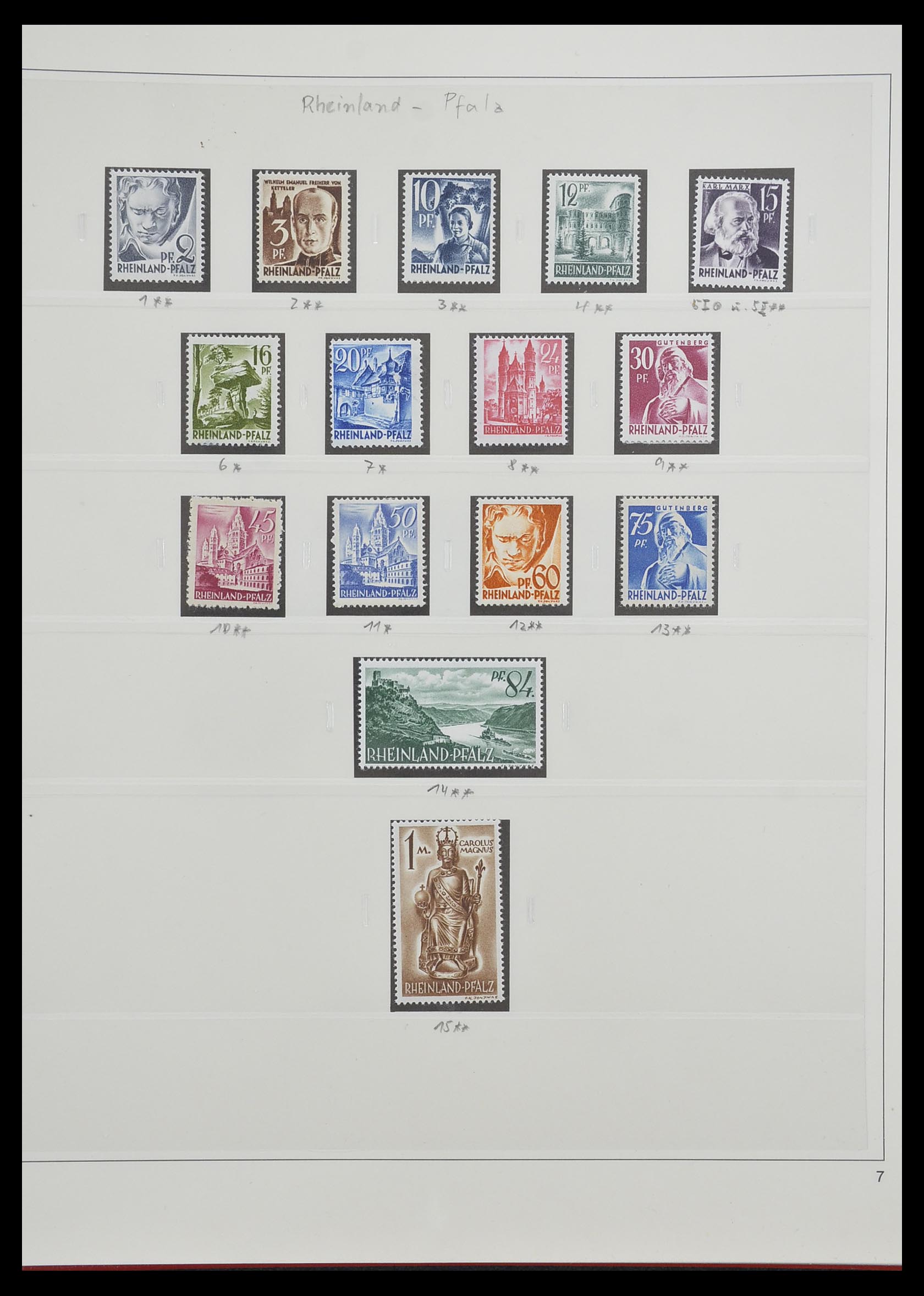 33208 023 - Stamp collection 33208 German Zones 1945-1949.