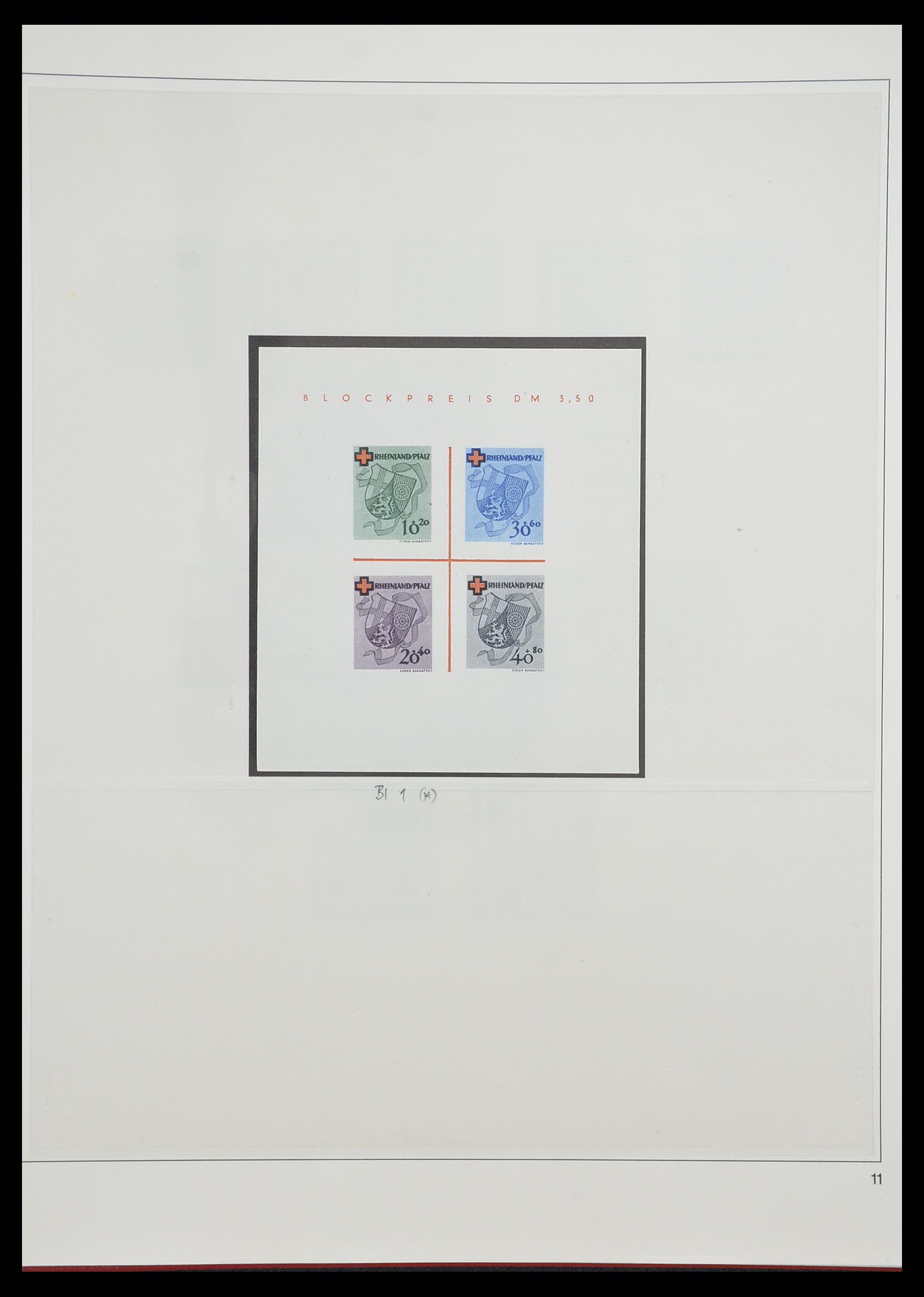 33208 027 - Stamp collection 33208 German Zones 1945-1949.