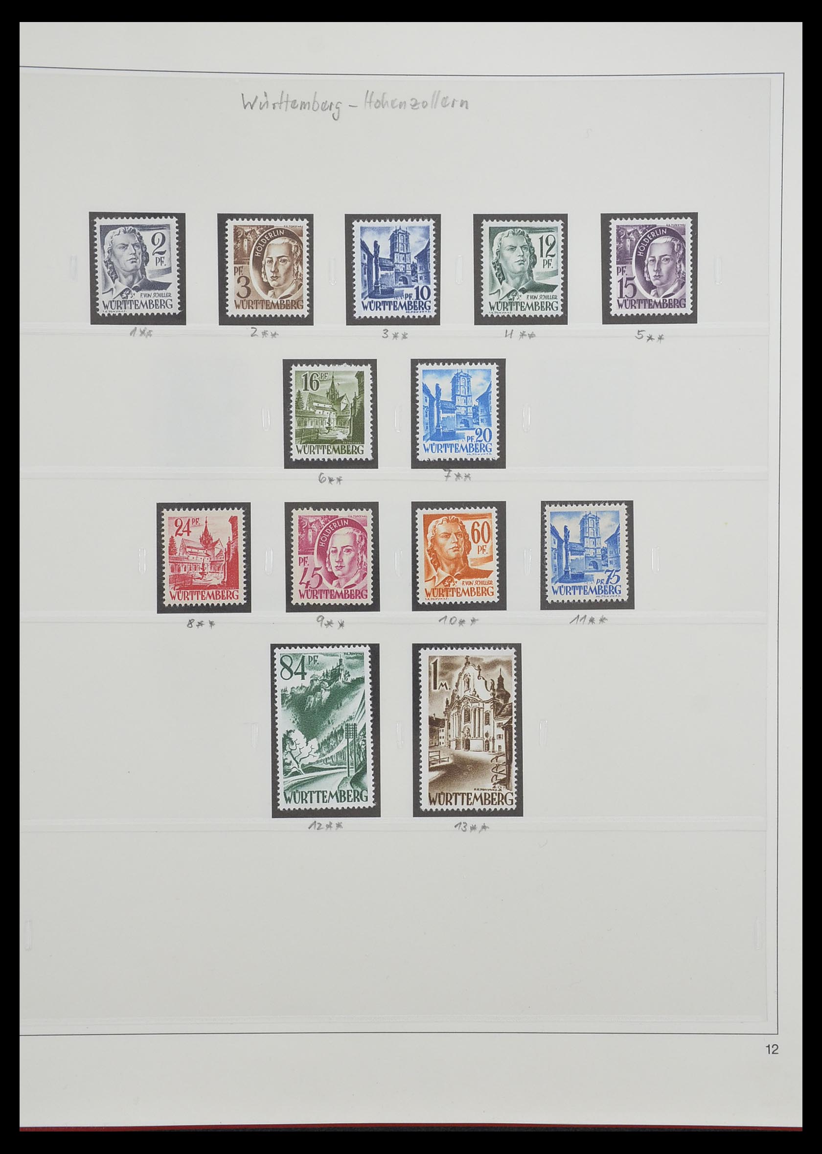 33208 028 - Postzegelverzameling 33208 Duitse Zones 1945-1949.