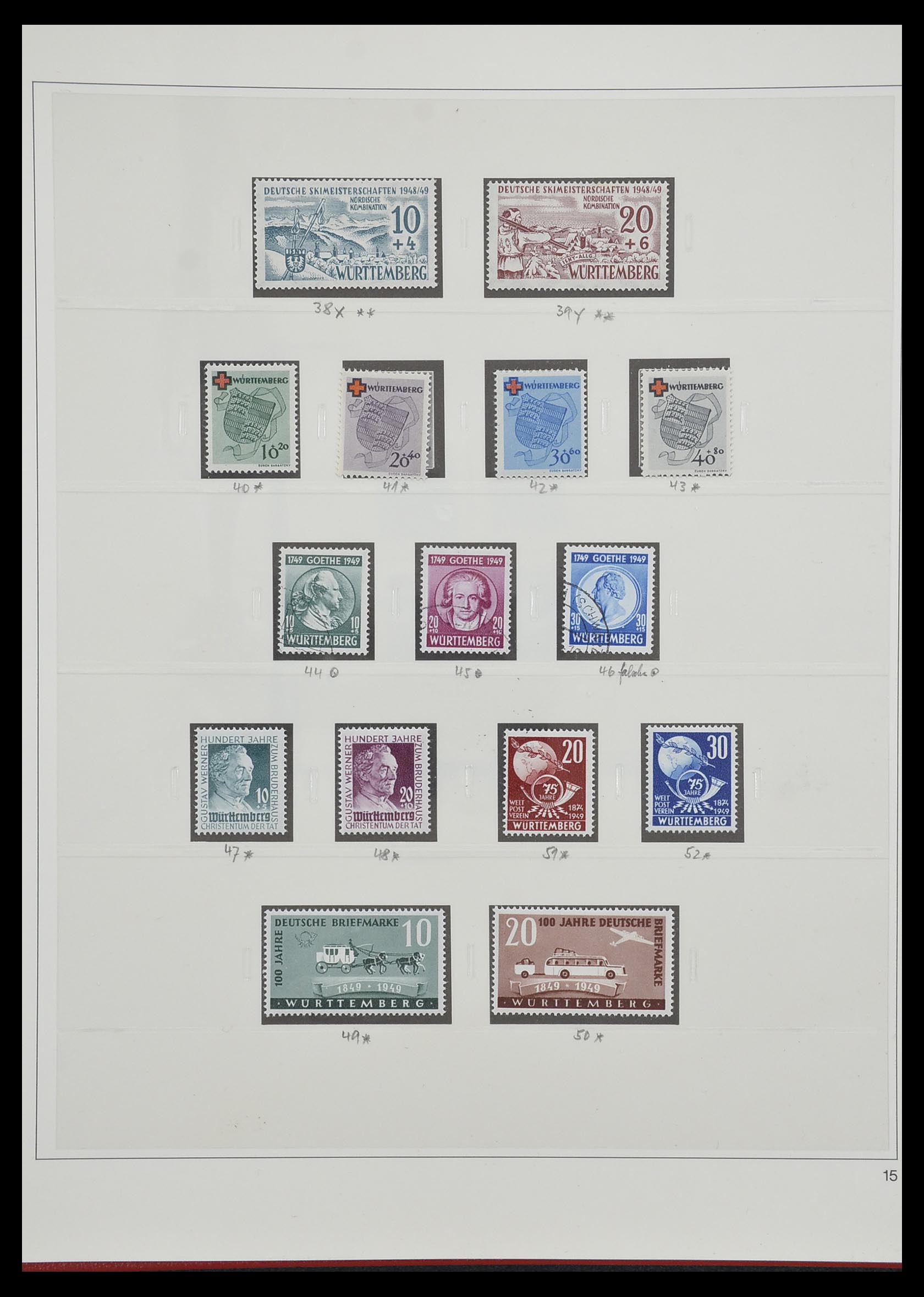 33208 031 - Stamp collection 33208 German Zones 1945-1949.