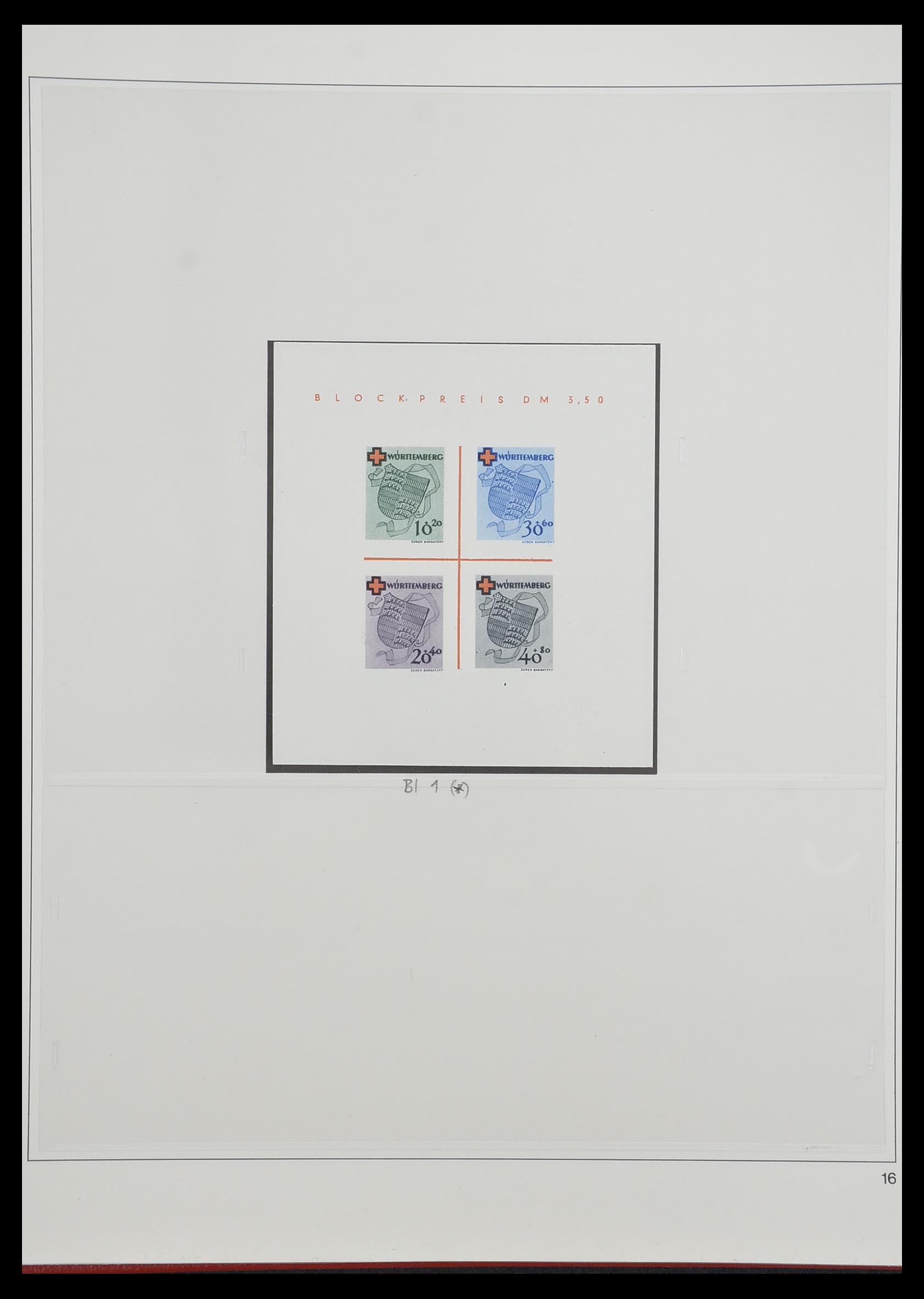 33208 032 - Postzegelverzameling 33208 Duitse Zones 1945-1949.
