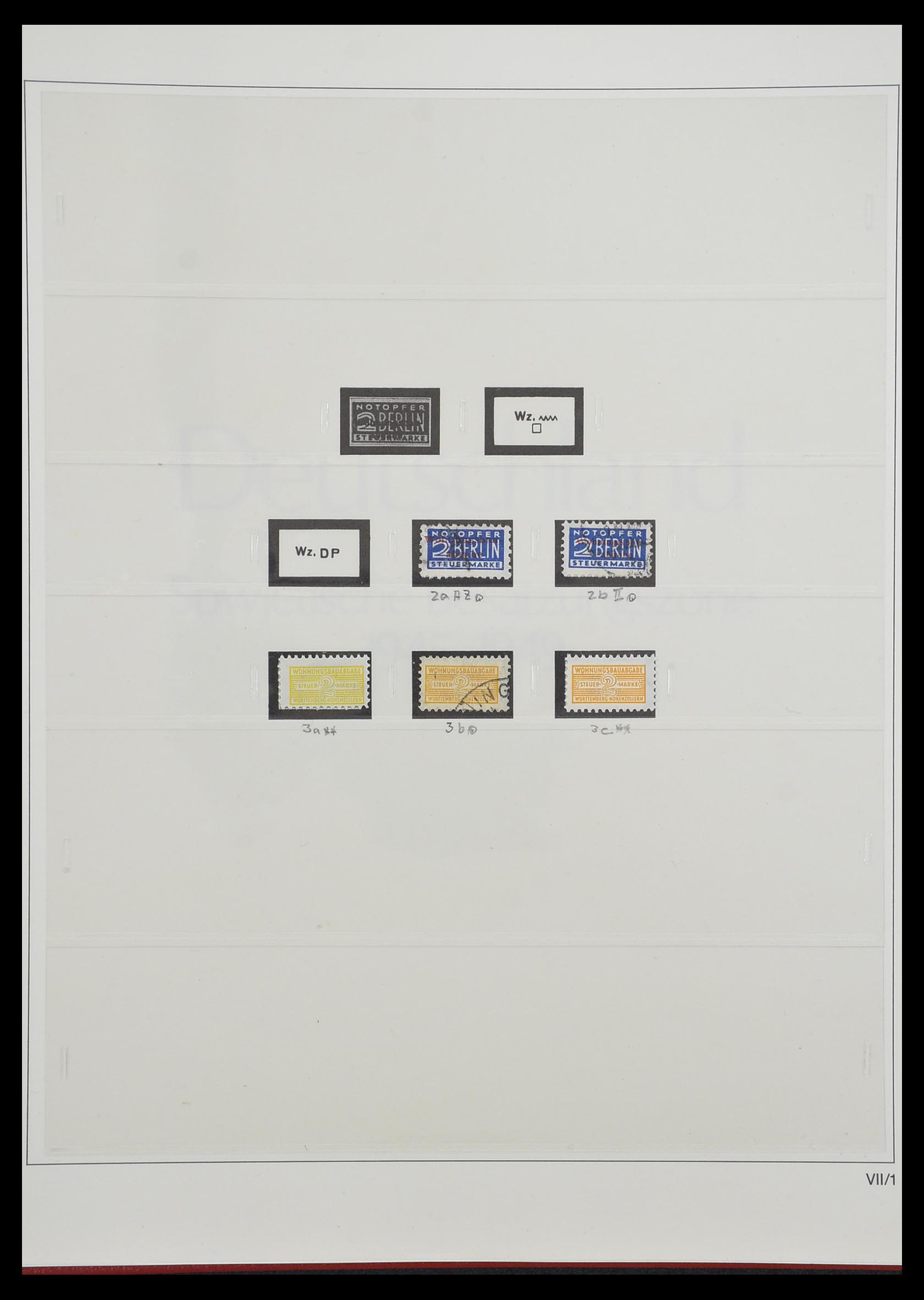 33208 033 - Stamp collection 33208 German Zones 1945-1949.