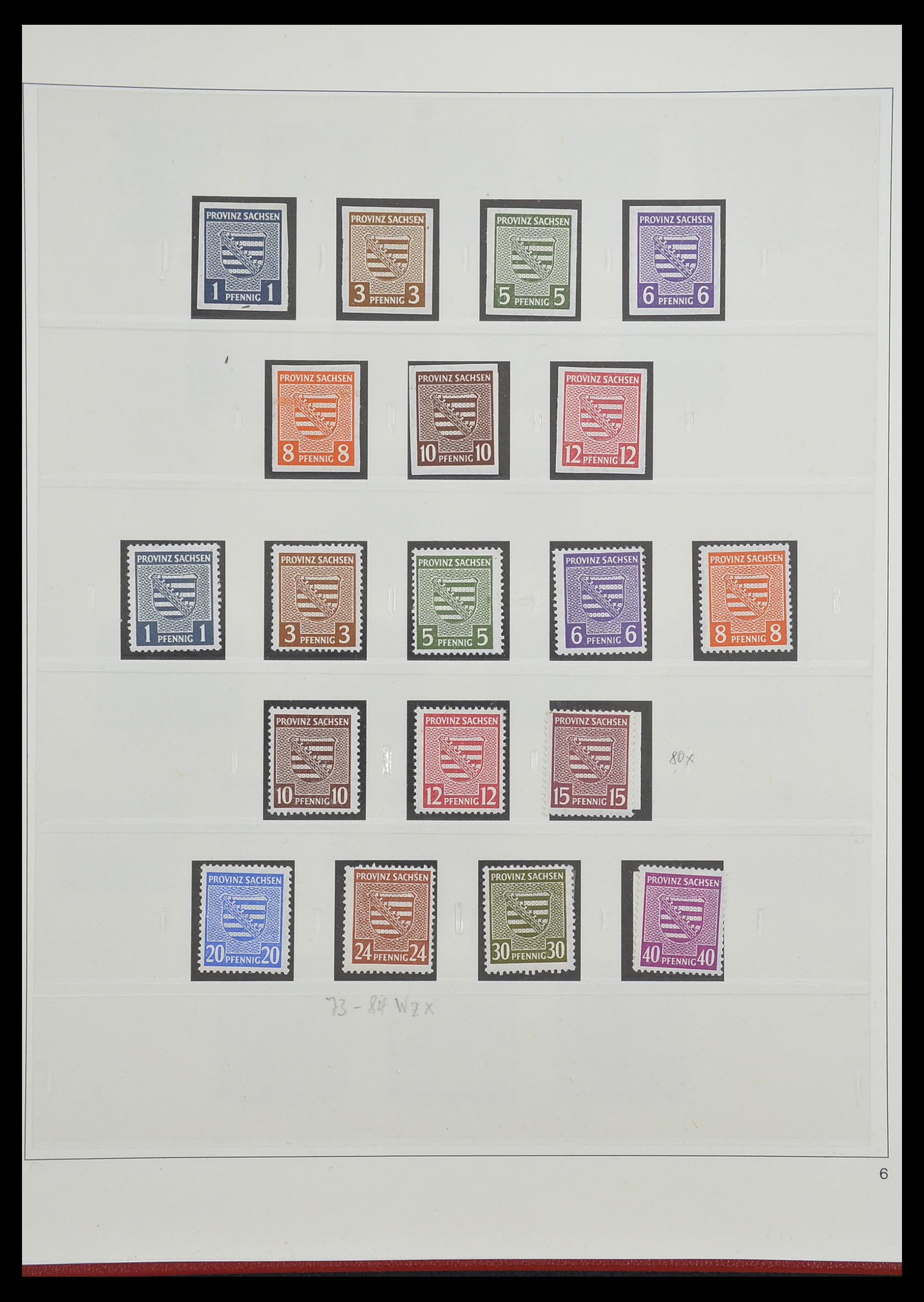 33208 039 - Stamp collection 33208 German Zones 1945-1949.