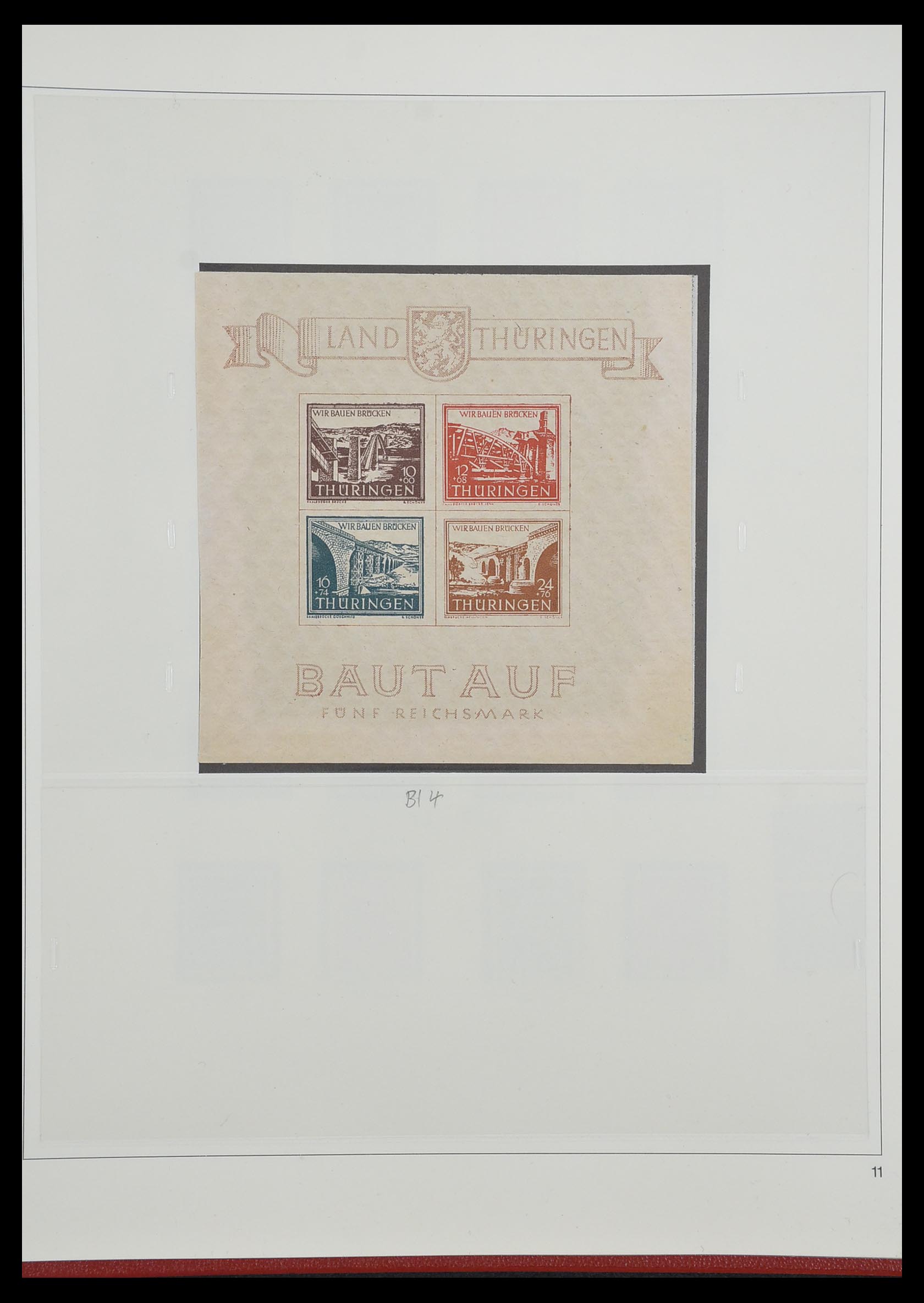 33208 044 - Postzegelverzameling 33208 Duitse Zones 1945-1949.