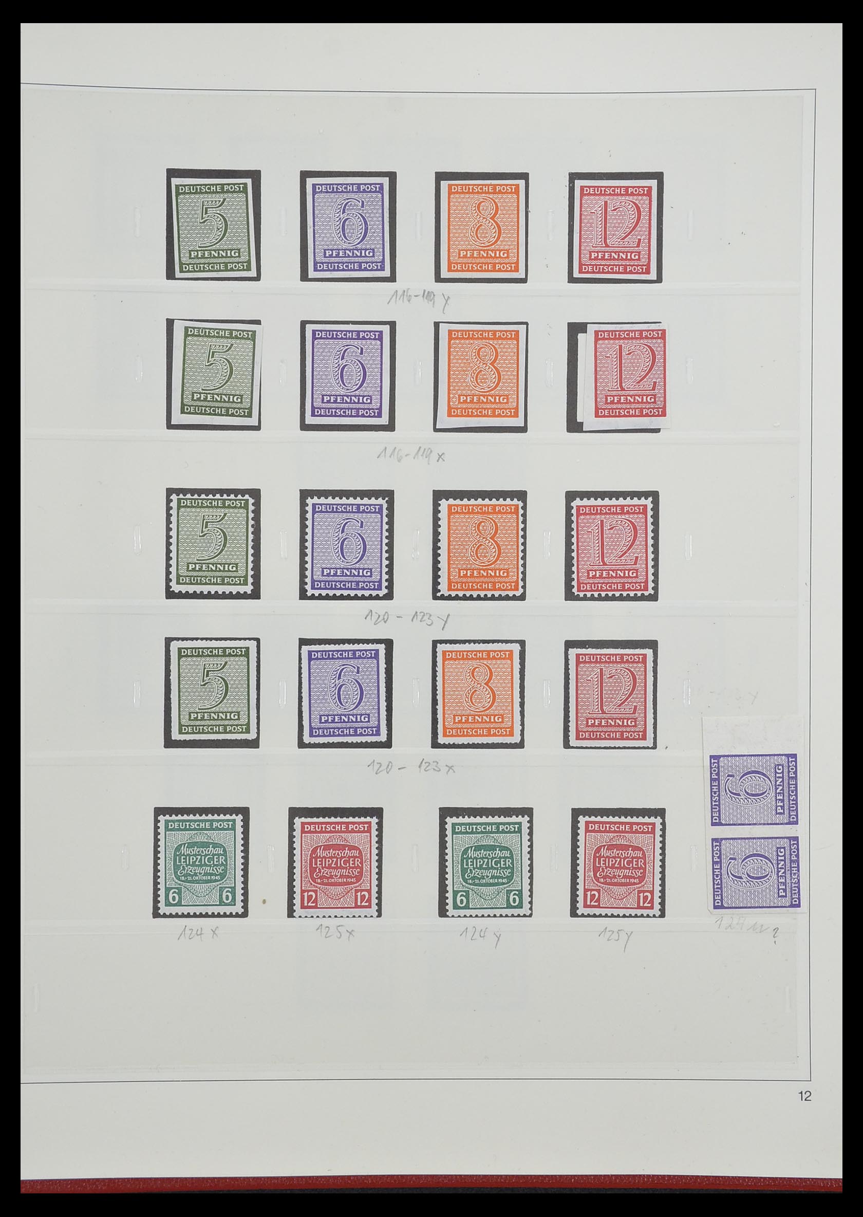 33208 045 - Stamp collection 33208 German Zones 1945-1949.