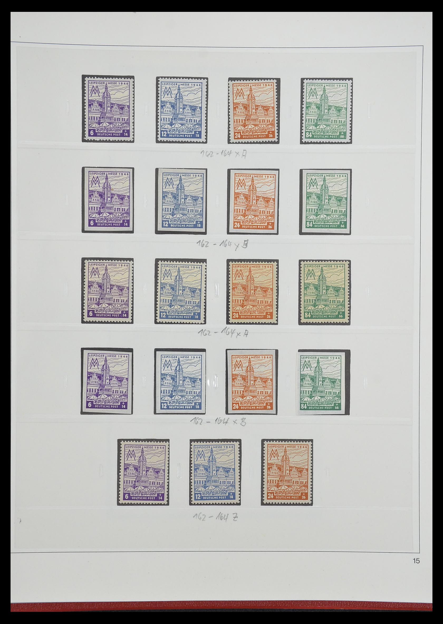 33208 048 - Stamp collection 33208 German Zones 1945-1949.