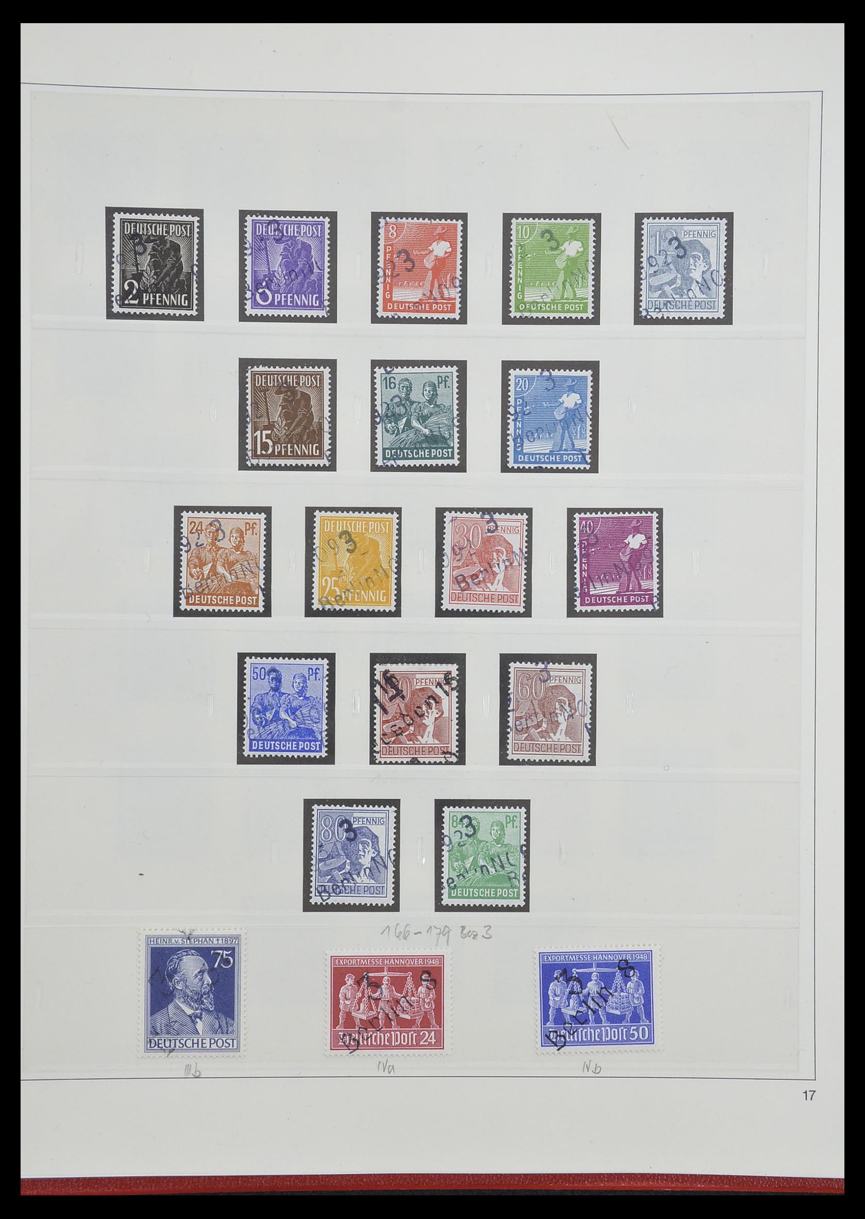 33208 050 - Stamp collection 33208 German Zones 1945-1949.