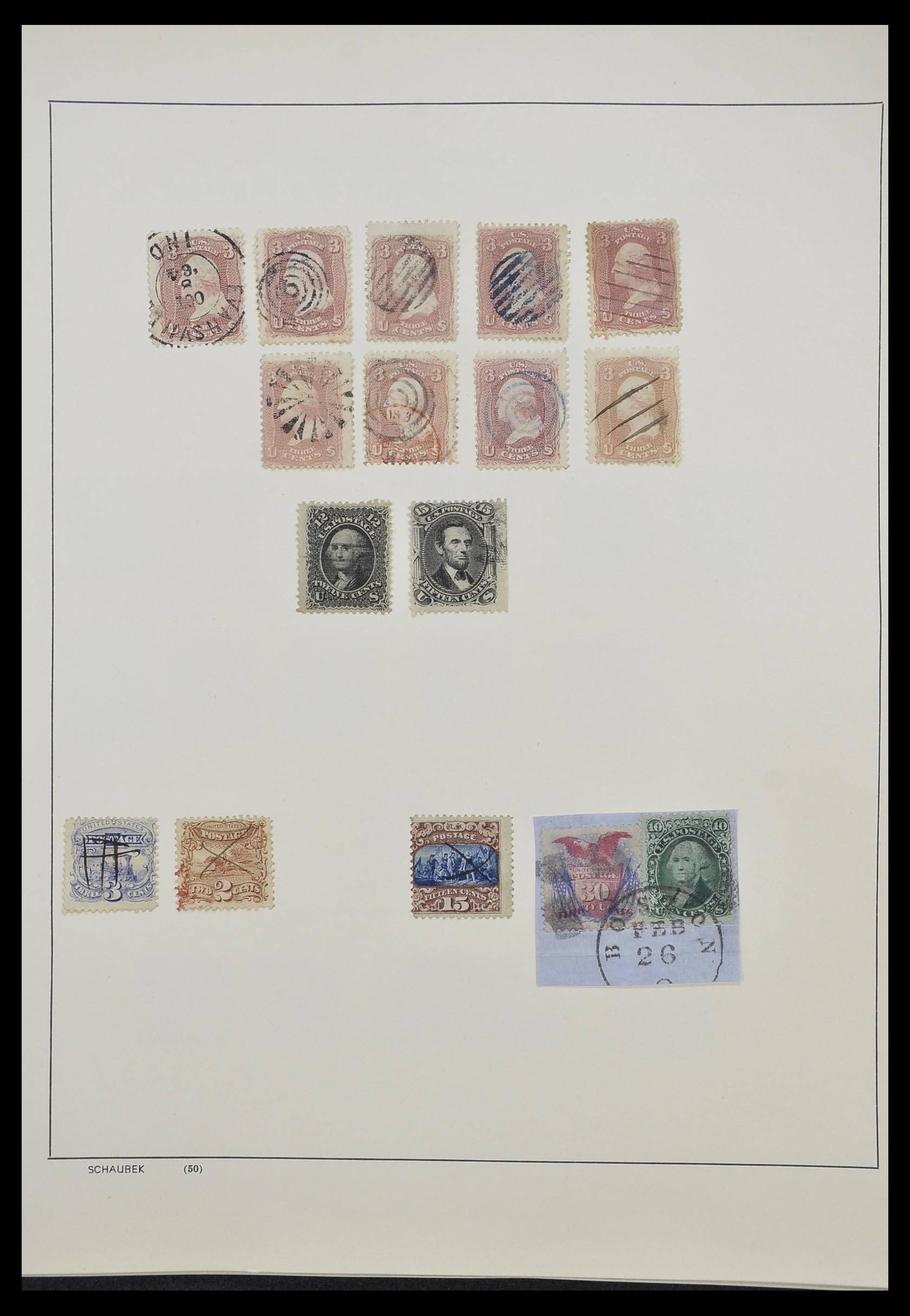 33211 005 - Postzegelverzameling 33211 USA 1847-2010.