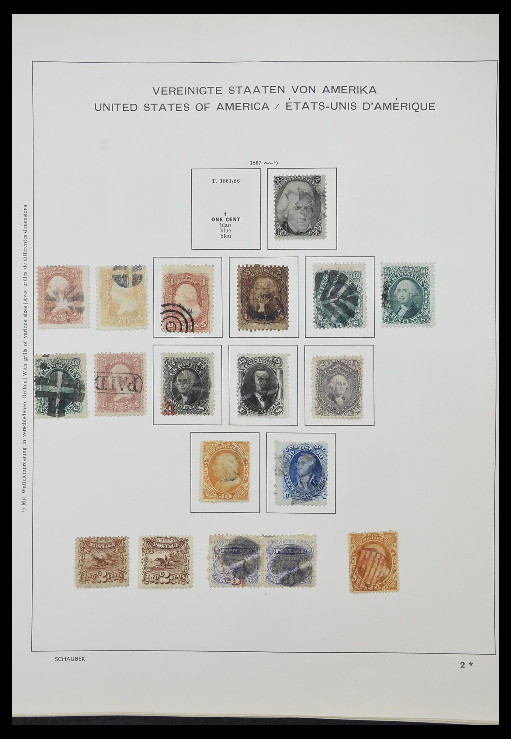 33211 006 - Stamp collection 33211 USA 1847-2010.
