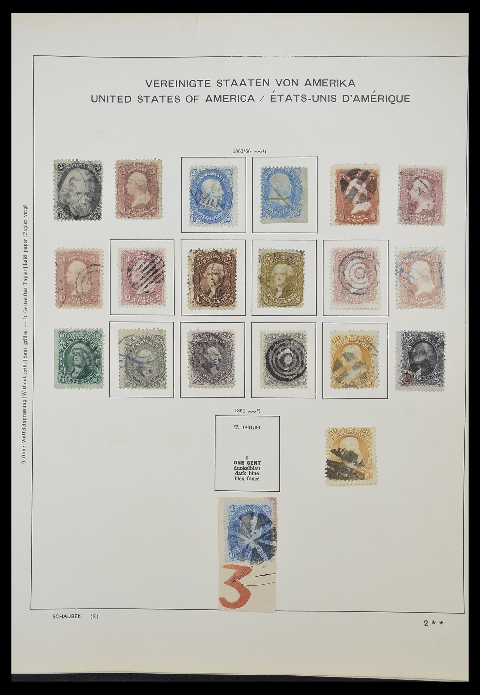 33211 007 - Stamp collection 33211 USA 1847-2010.