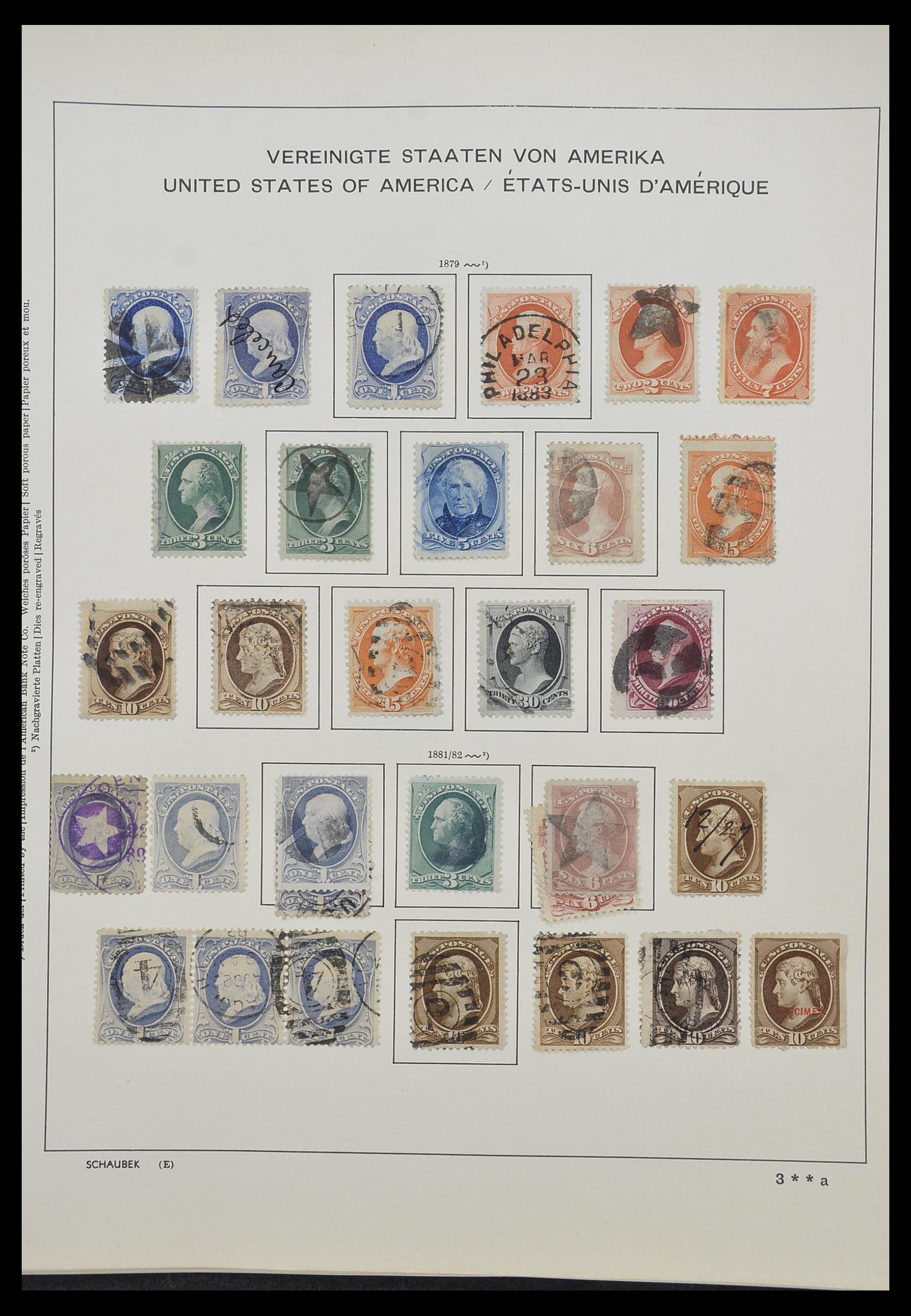 33211 010 - Stamp collection 33211 USA 1847-2010.