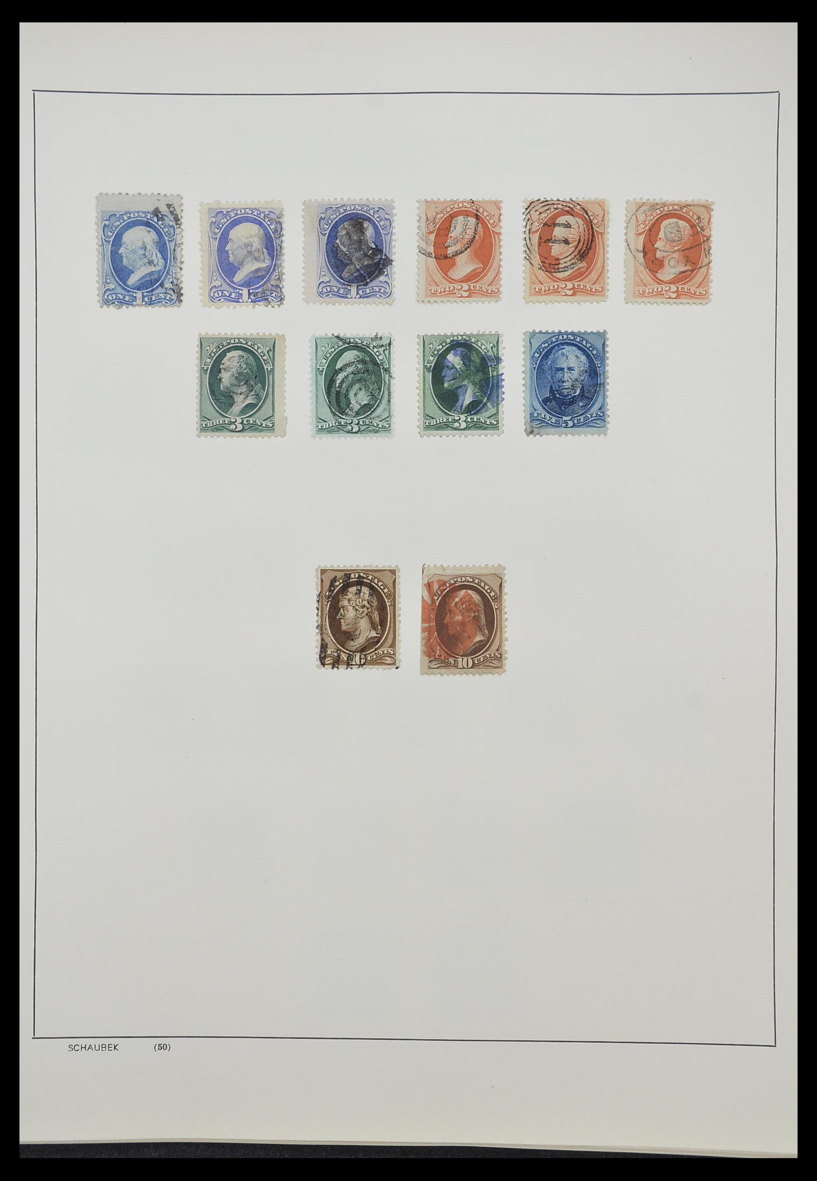 33211 011 - Stamp collection 33211 USA 1847-2010.