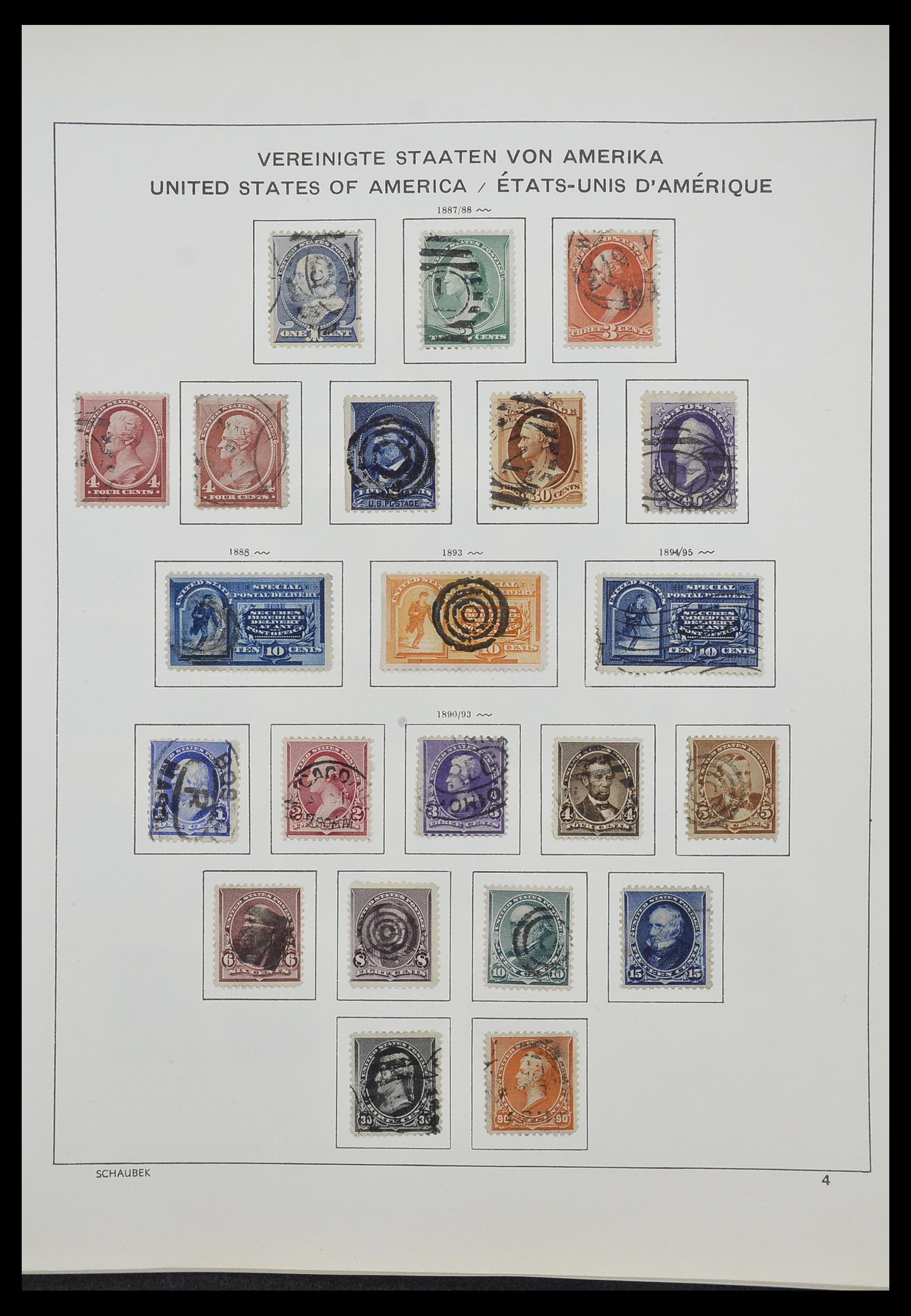 33211 012 - Postzegelverzameling 33211 USA 1847-2010.